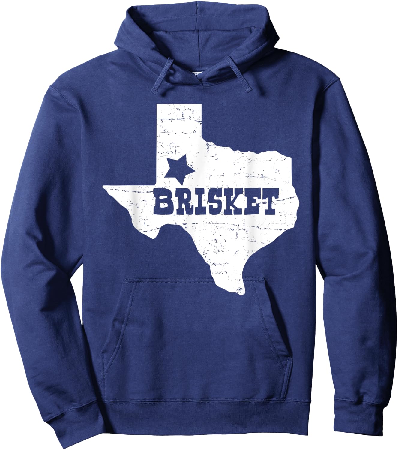 I Love Texas-Texas BBQ-BBQ Brisket-BBQ Lover Hoodie - Hoodie | Navy