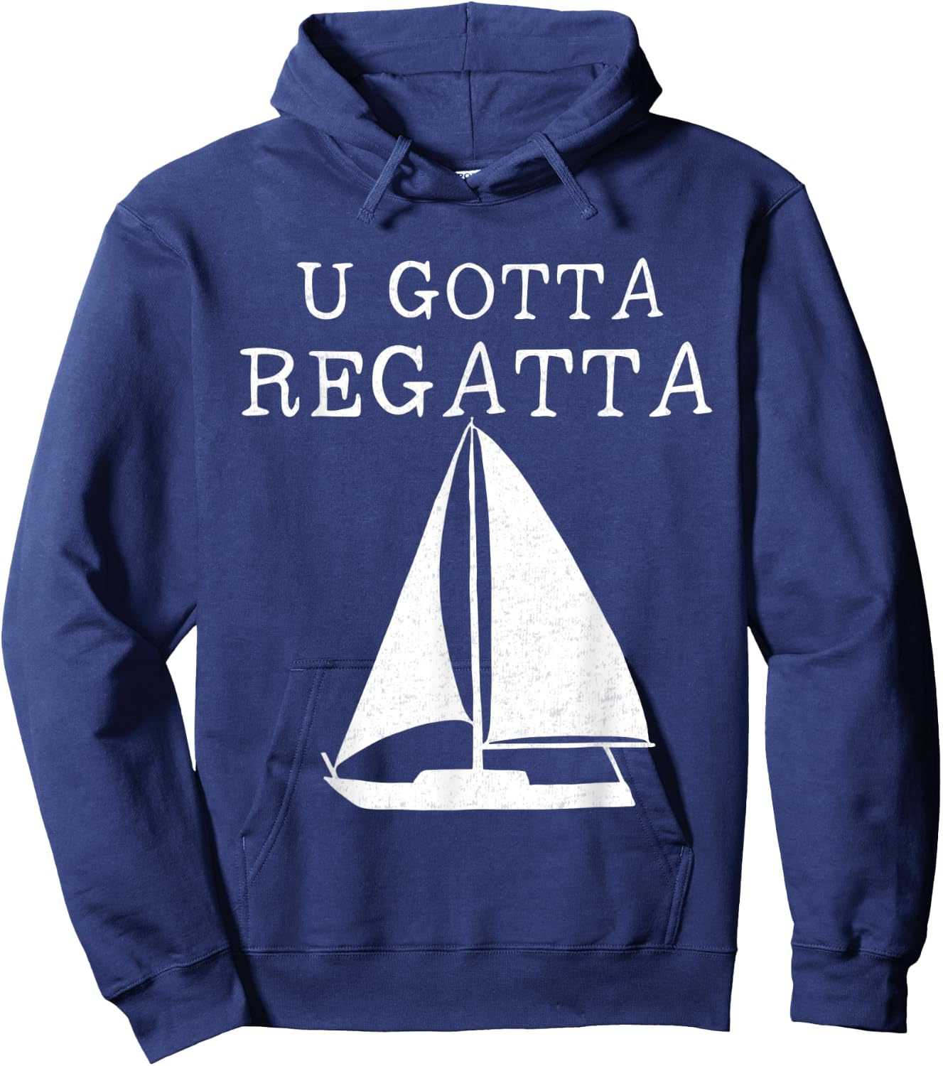 Sailing Nautical Sail Regatta Hoodie - Hoodie | Navy