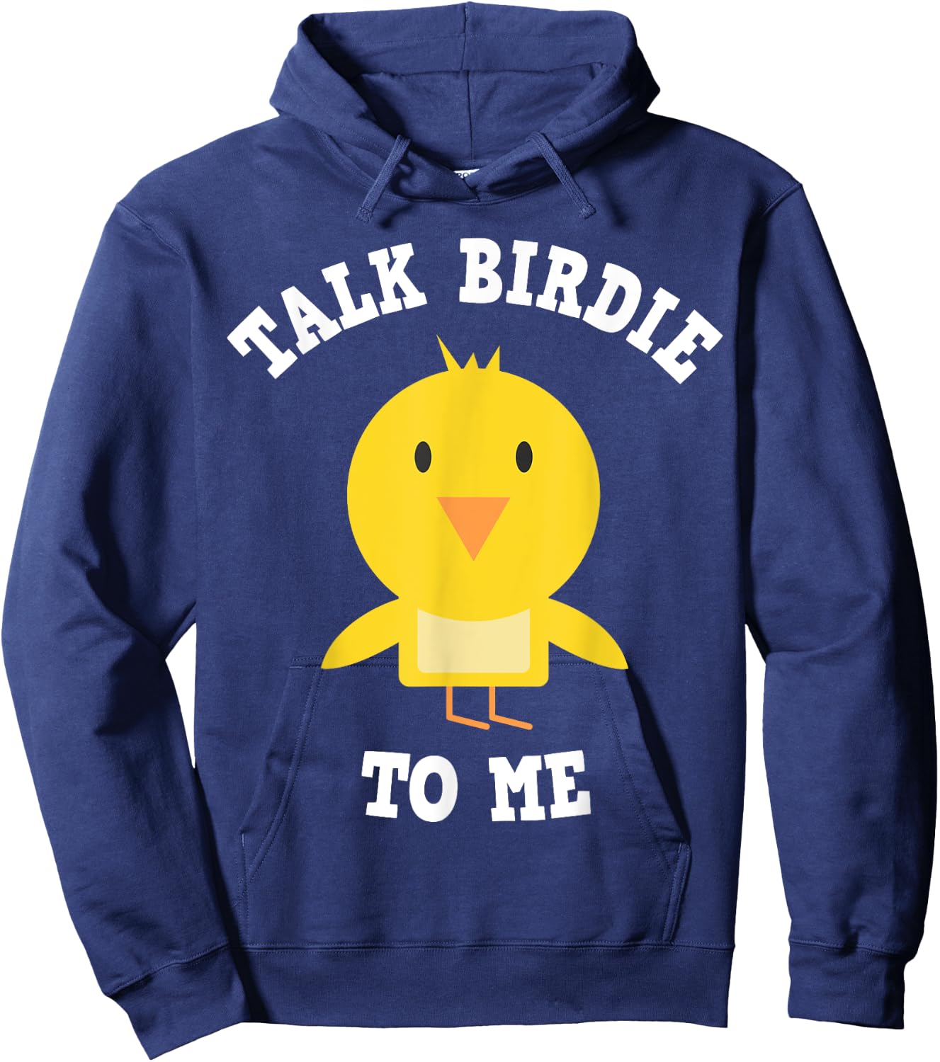 Golfers & Caddies: Talk Birdie To Me Hoodie - Hoodie | Navy