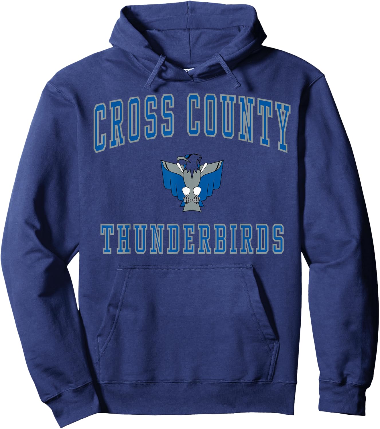 Cross County High School Thunderbirds C1 Hoodie - Hoodie | Navy