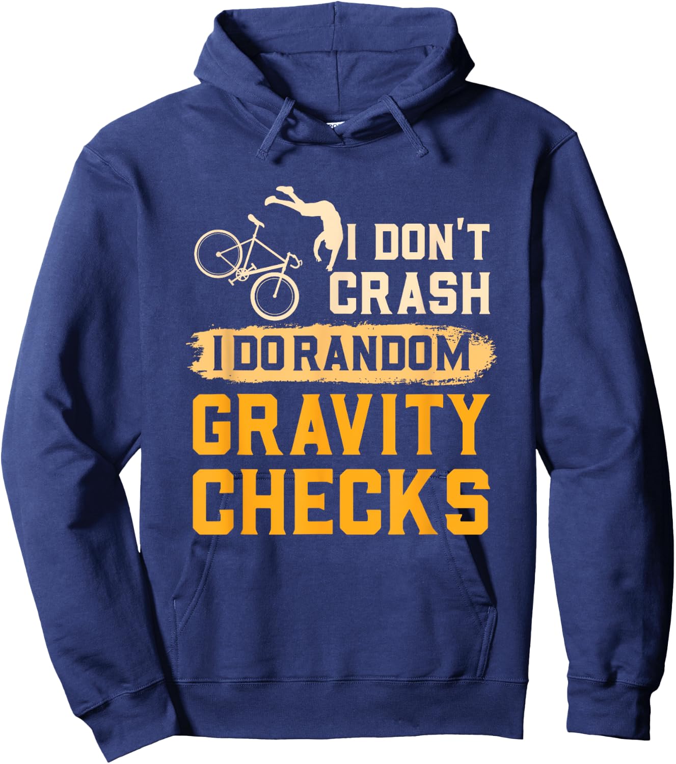 Mountain Biking Gift A Mountain Biker Hoodie - Hoodie | Navy