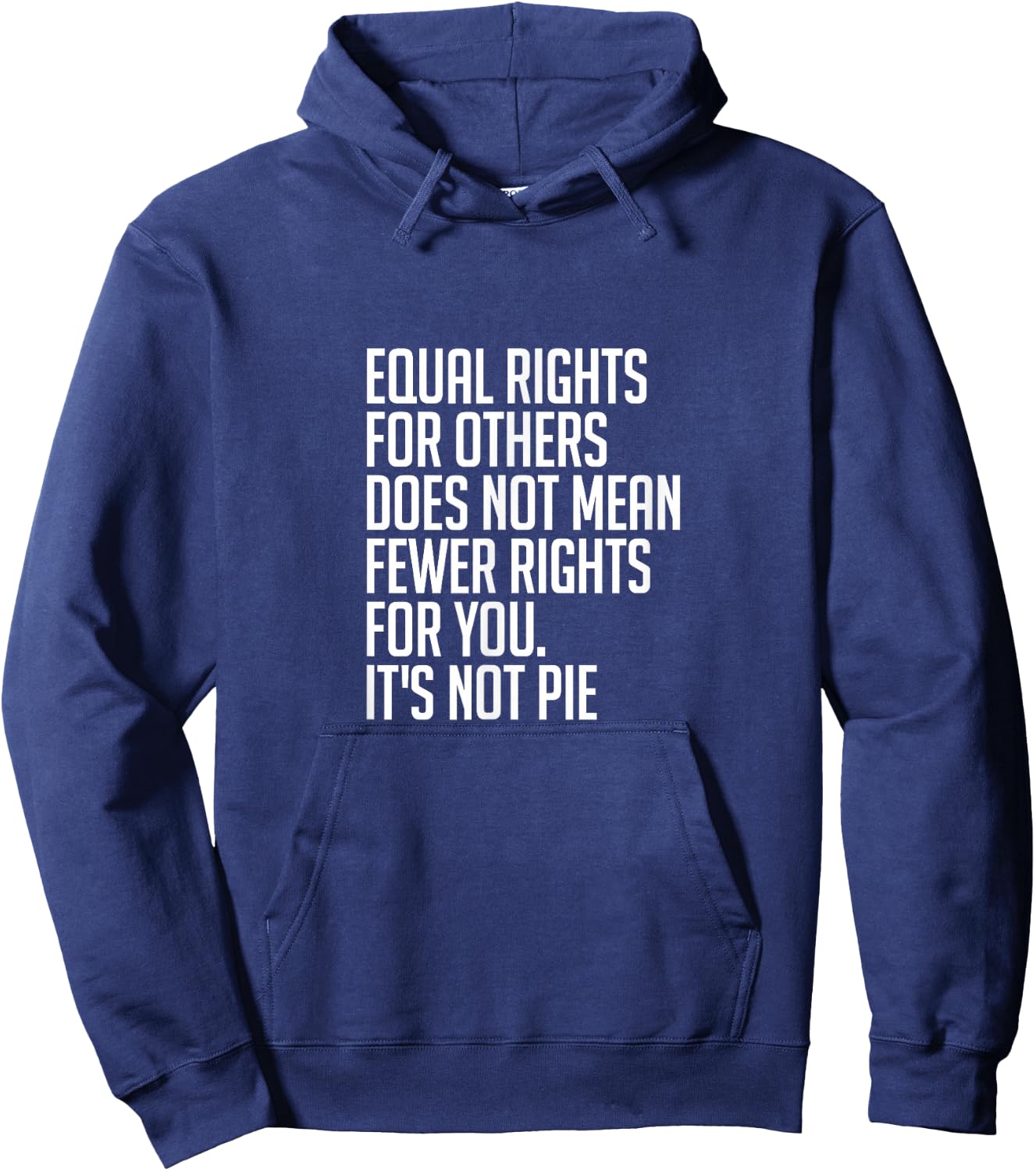 Equal Rights for Others It's Not Pie | Equality Hoodie - Hoodie | Navy