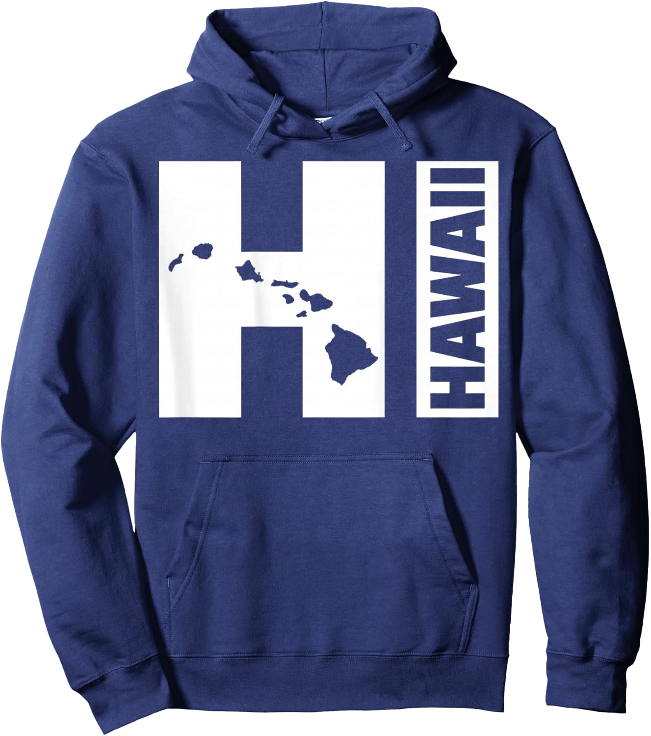 Vintage Hawaiian Islands Hawaii Aloha State Hoodie - Hoodie | Navy