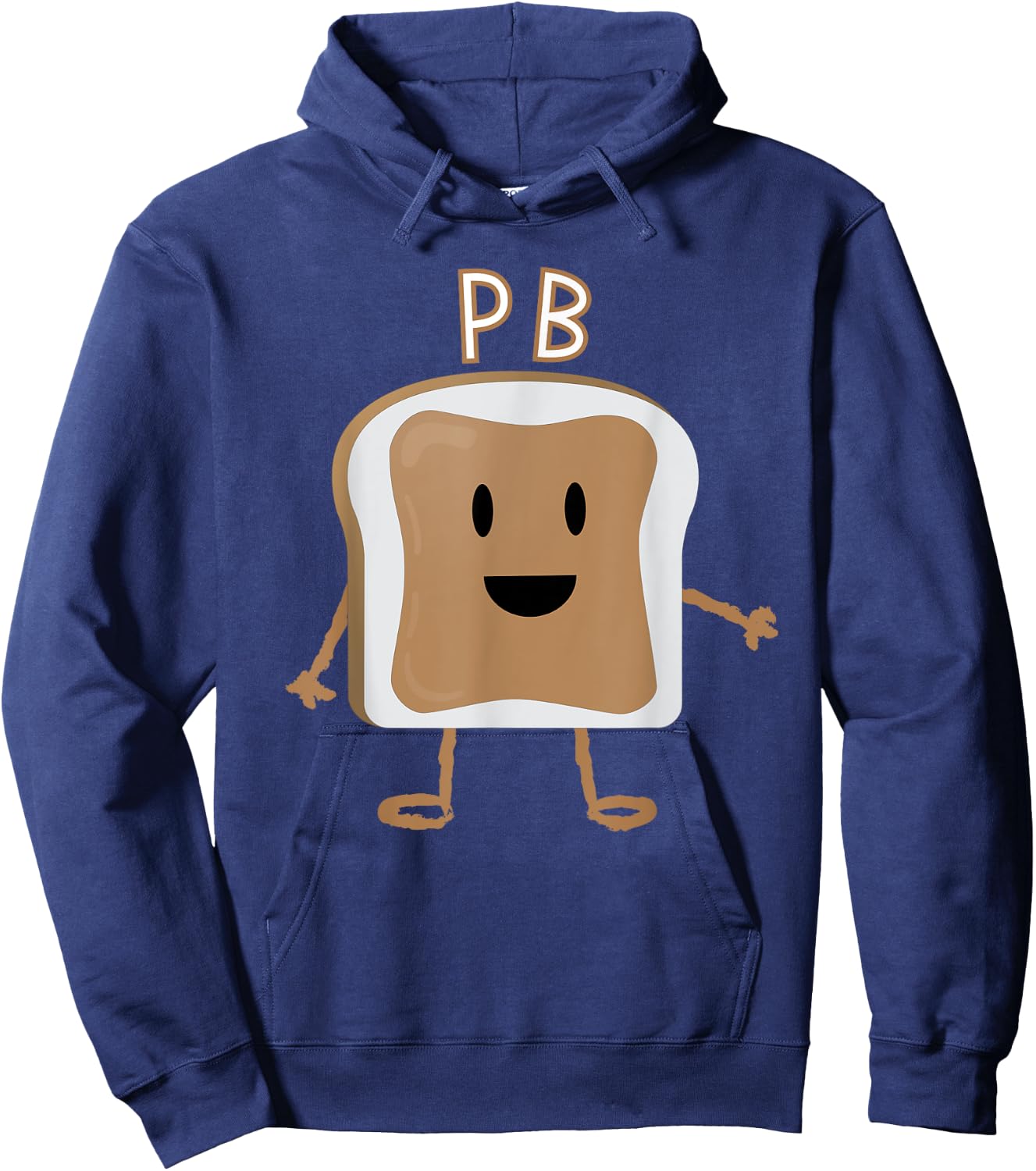 PB&J Halloween Matching Couples Costume Hoodie - Hoodie | Navy