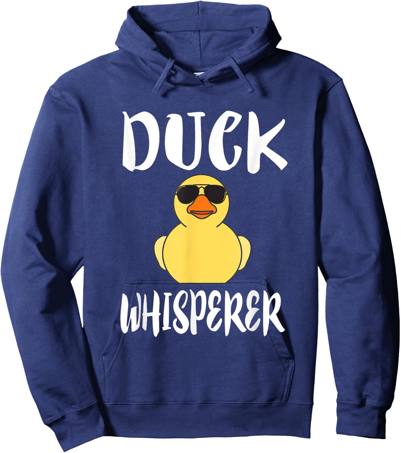 Duck Whisperer Funny Bird Birding Ducks Owner Hoodie - Hoodie | Navy
