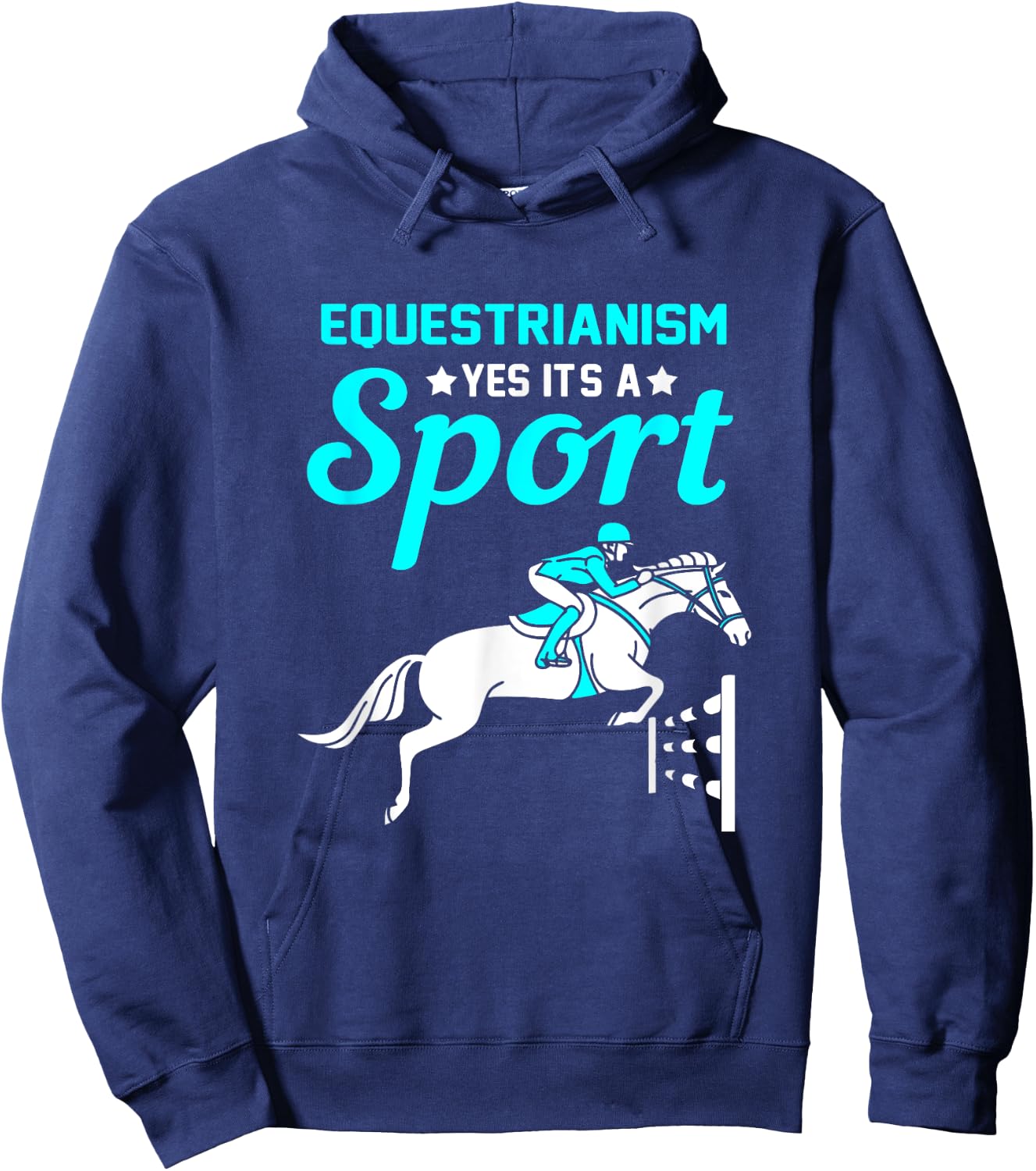 Horse Riding is a Sport Equestrianism Rocks Hoodie - Hoodie | Navy