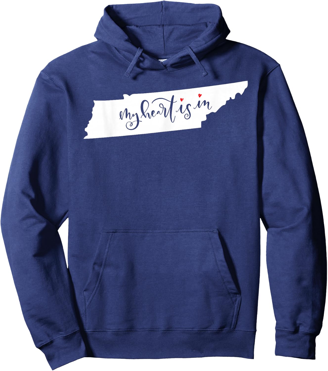 My Heart is in Tennessee Hoodie - Hoodie | Navy