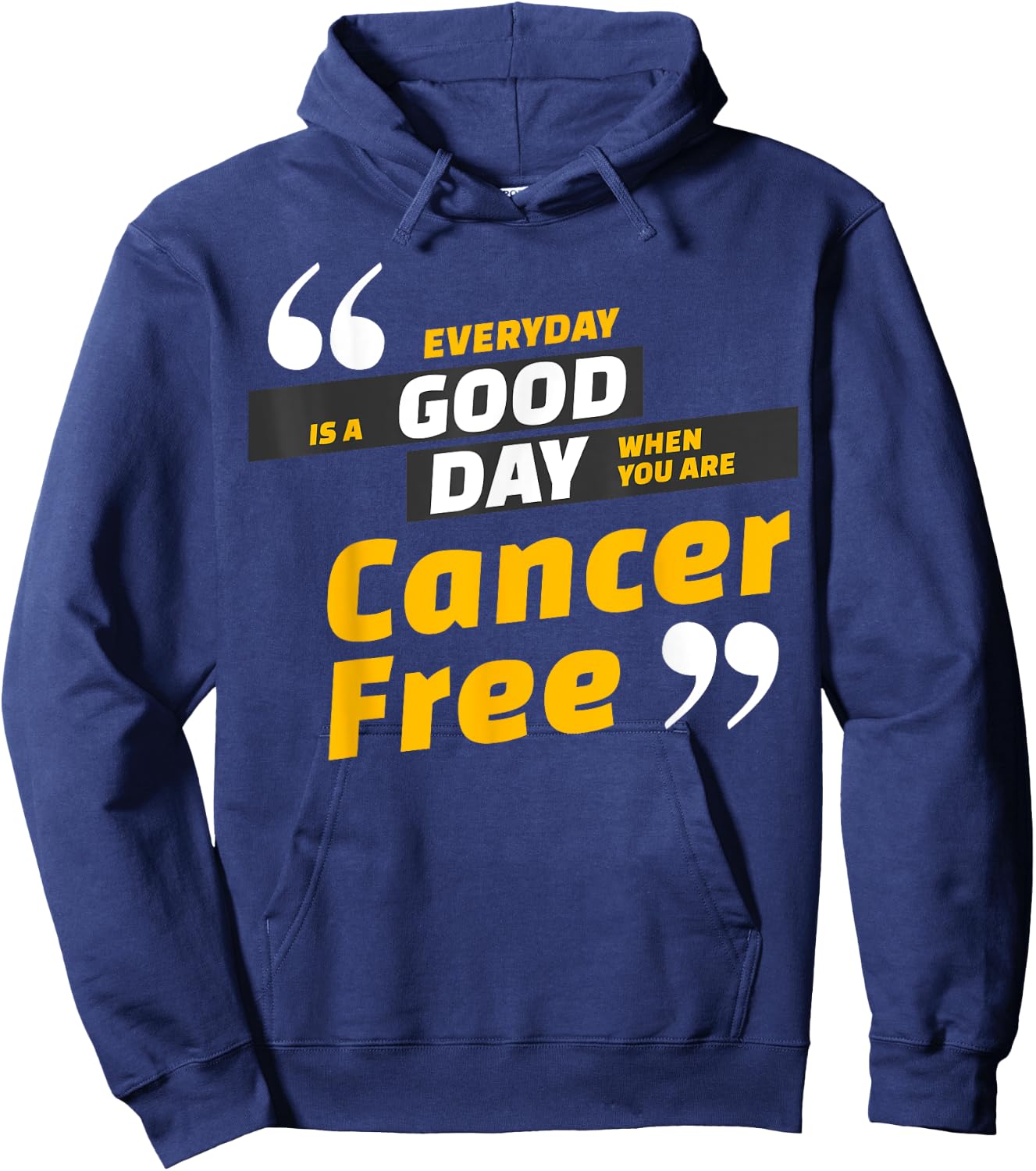 Cancer Free Celebration Wear Hoodie - Hoodie | Navy