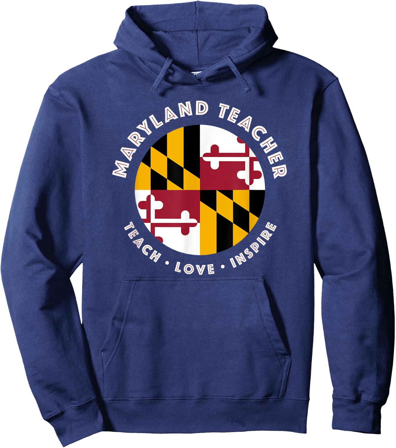 Maryland Teacher Men Women Hoodie - Hoodie | Navy