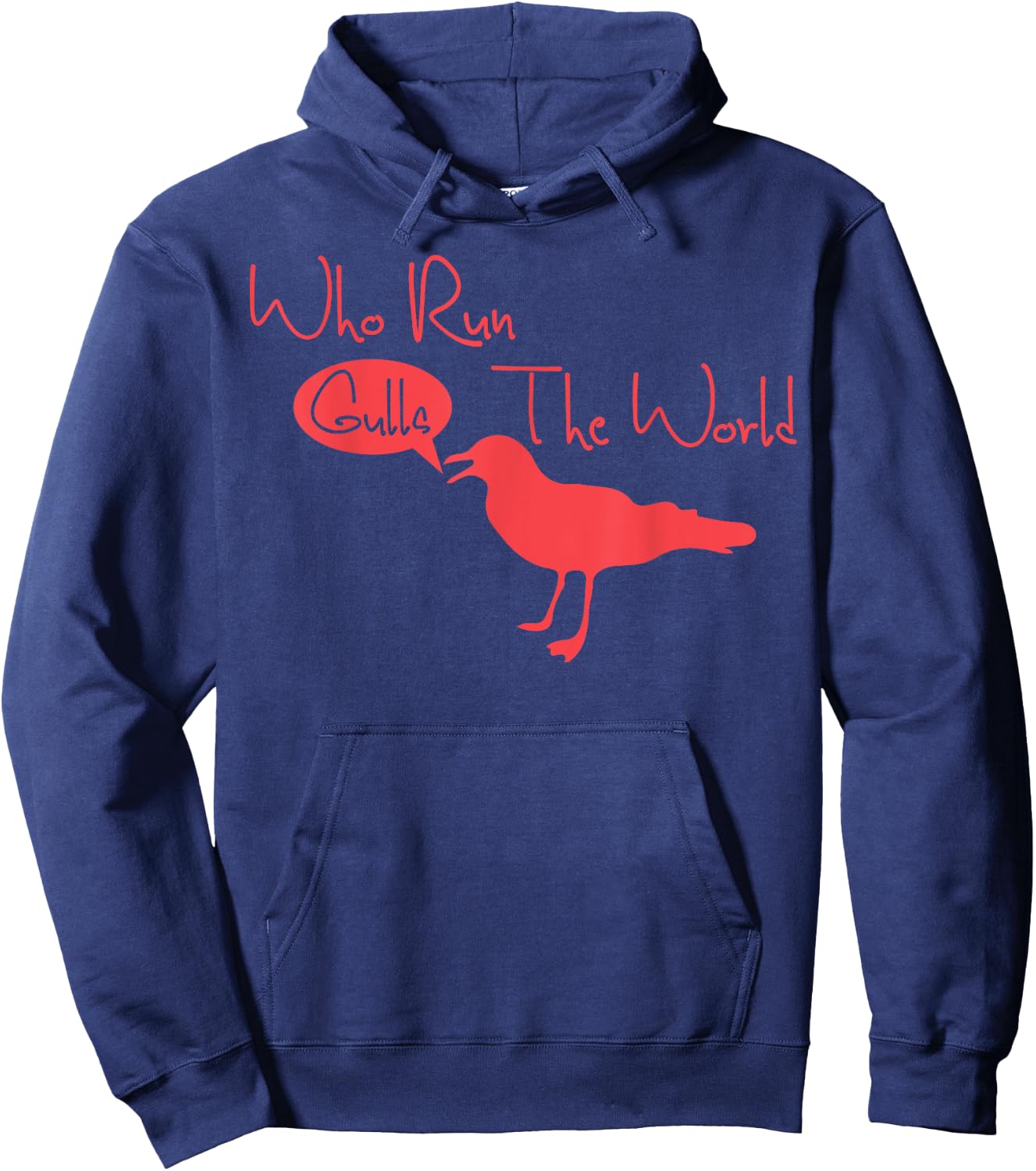 Who Run The World Gulls Hoodie - Hoodie | Navy