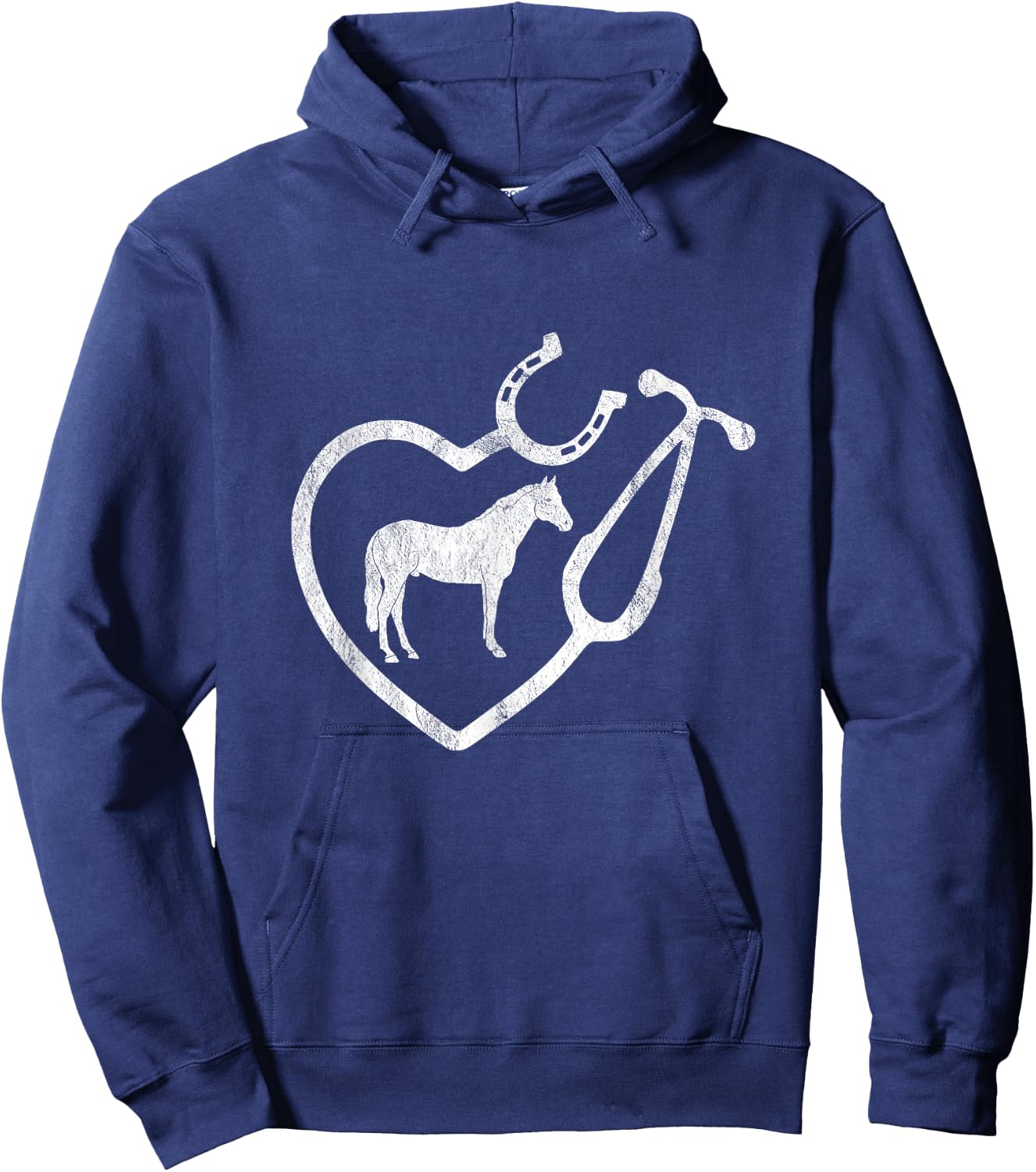 Vet Tech Shirt, Horse Vet Shirt, Vet Tech Gifts Hoodie - Hoodie | Navy