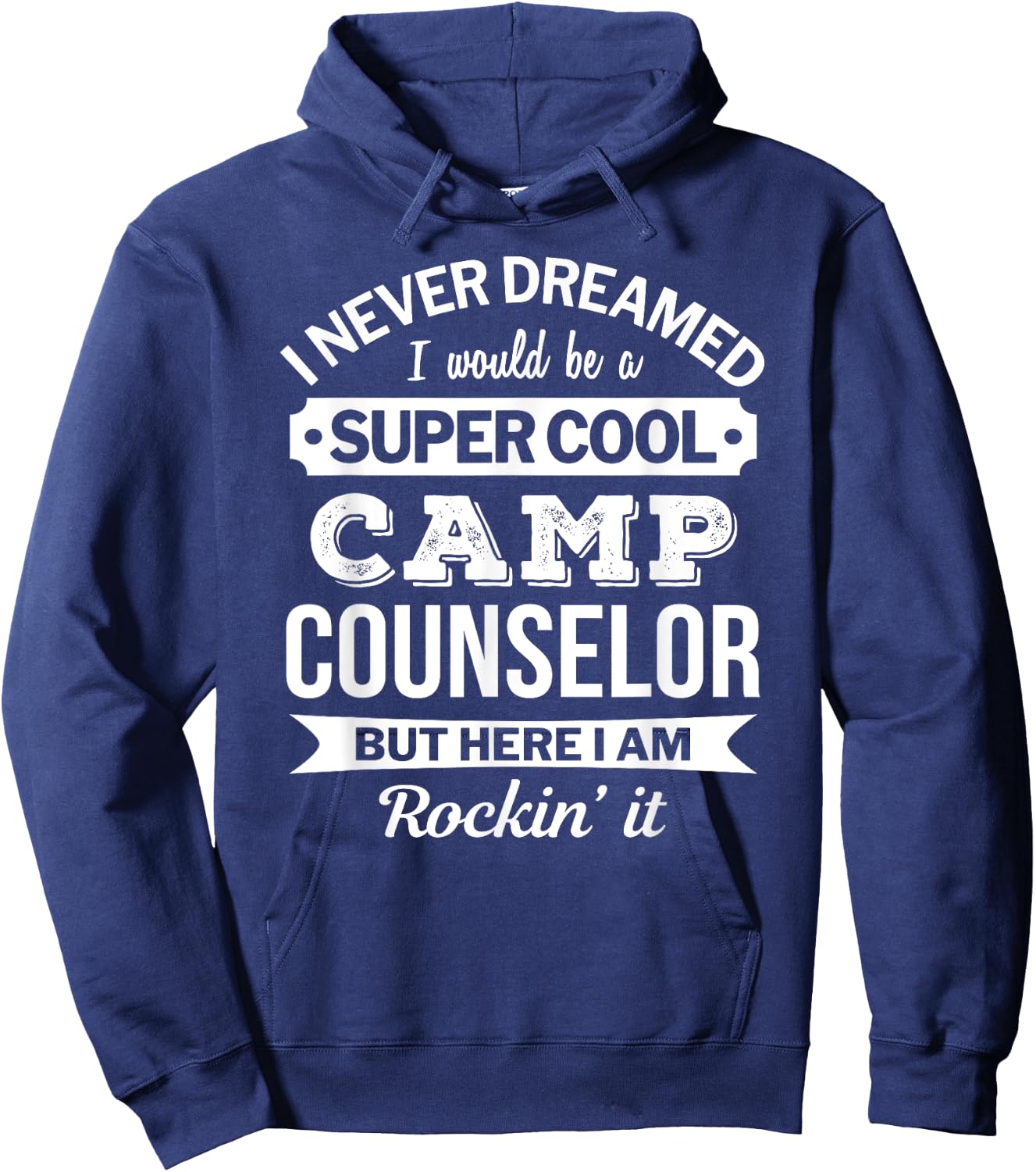 Camp Counselor Gift Funny Hoodie - Hoodie | Navy