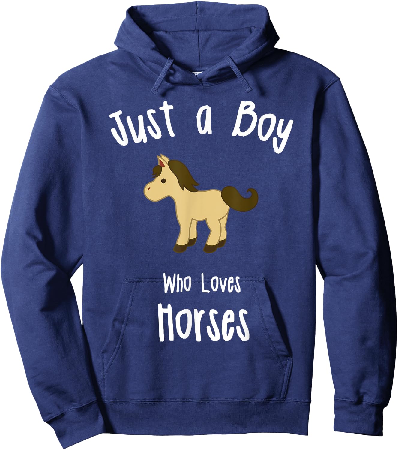 Boys Horse Hoodie - Hoodie | Navy