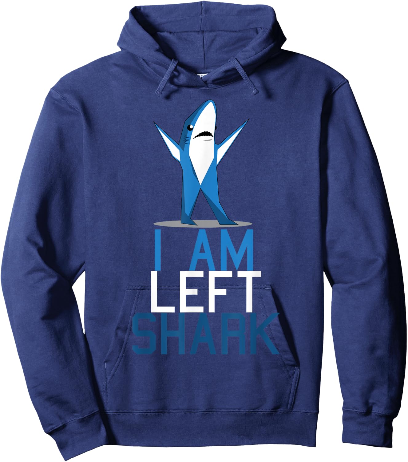 Left shark bad at dancing Hoodie - Hoodie | Navy