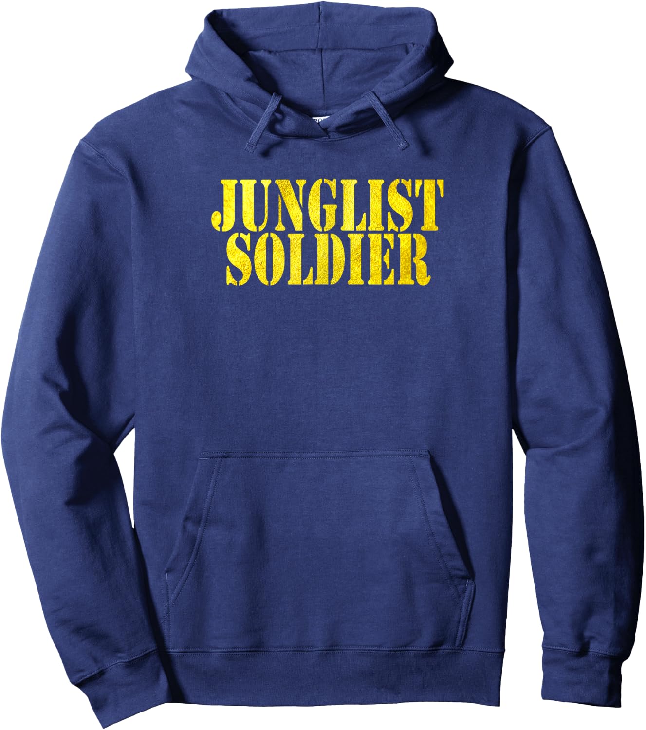 Junglist Soldier Drum & Bass Jungle Hoodie - Hoodie | Navy
