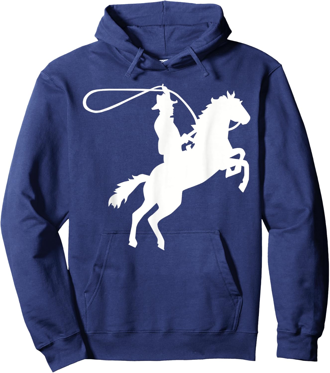 Cowboy with horse Hoodie - Hoodie | Navy