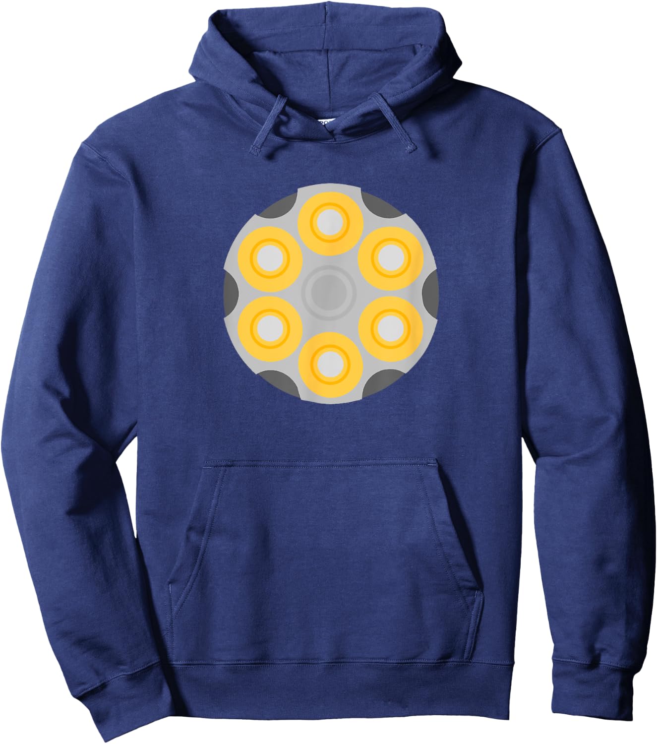 Revolver Cartridge Shells - Gun Hoodie - Hoodie | Navy