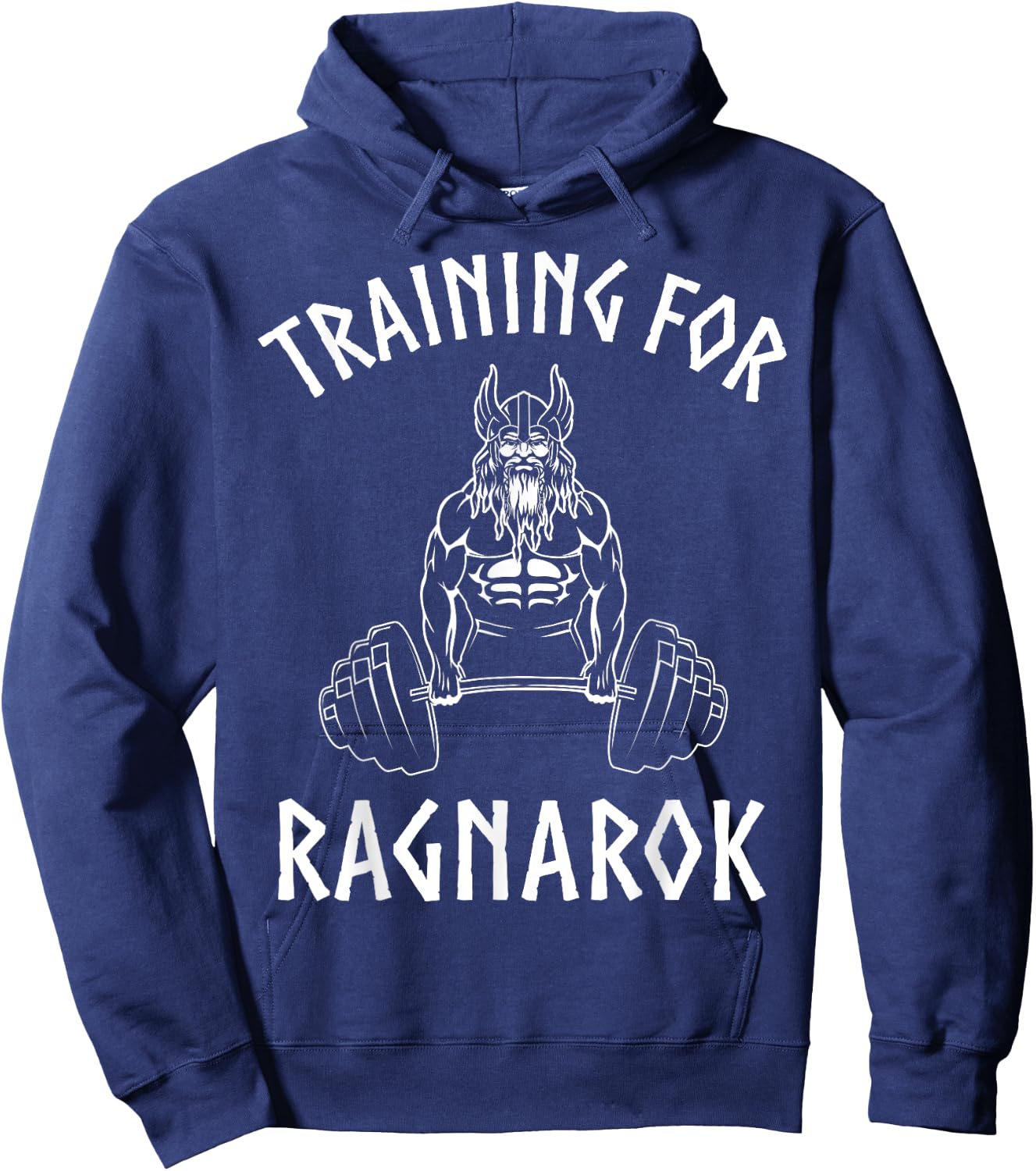 Viking Training For Ragnarok Shirt Norse Gym Hoodie - Hoodie | Navy