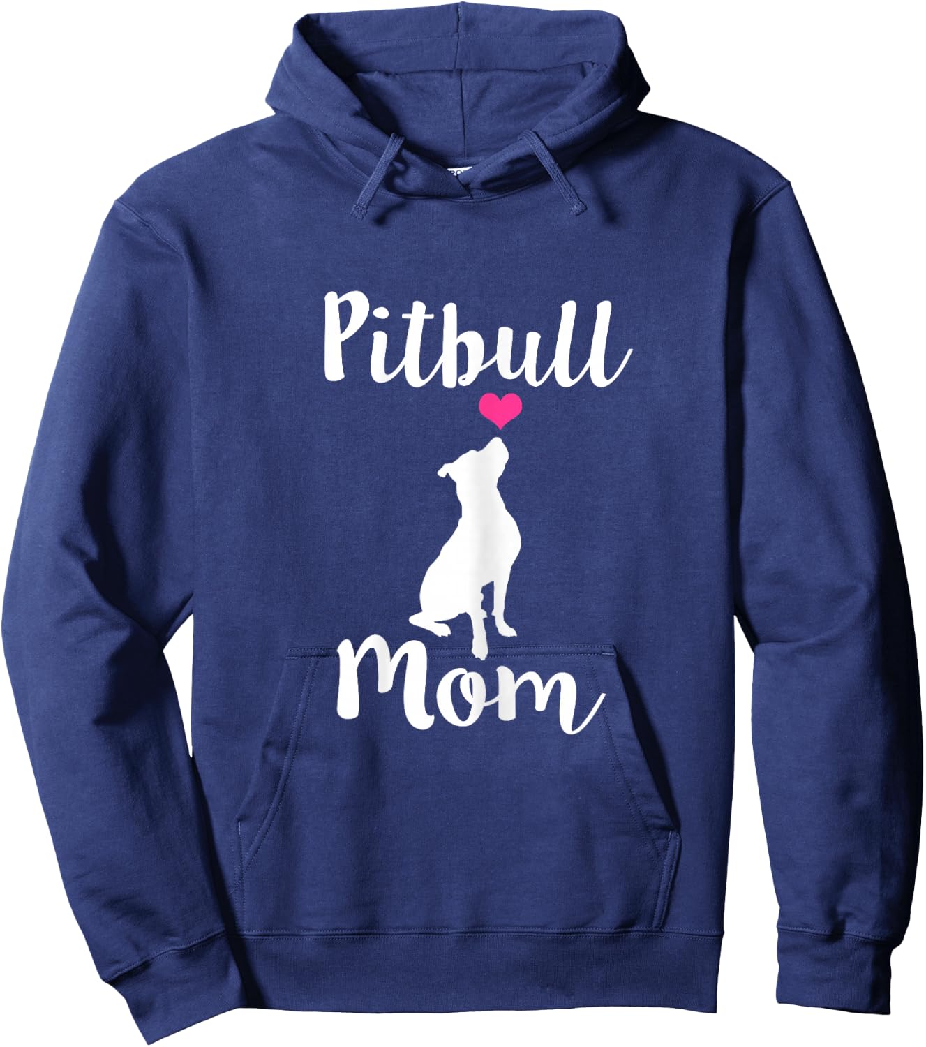 Pitbull Mom - Pit Bull Dog Mama Gift Hoodie - Hoodie | Navy