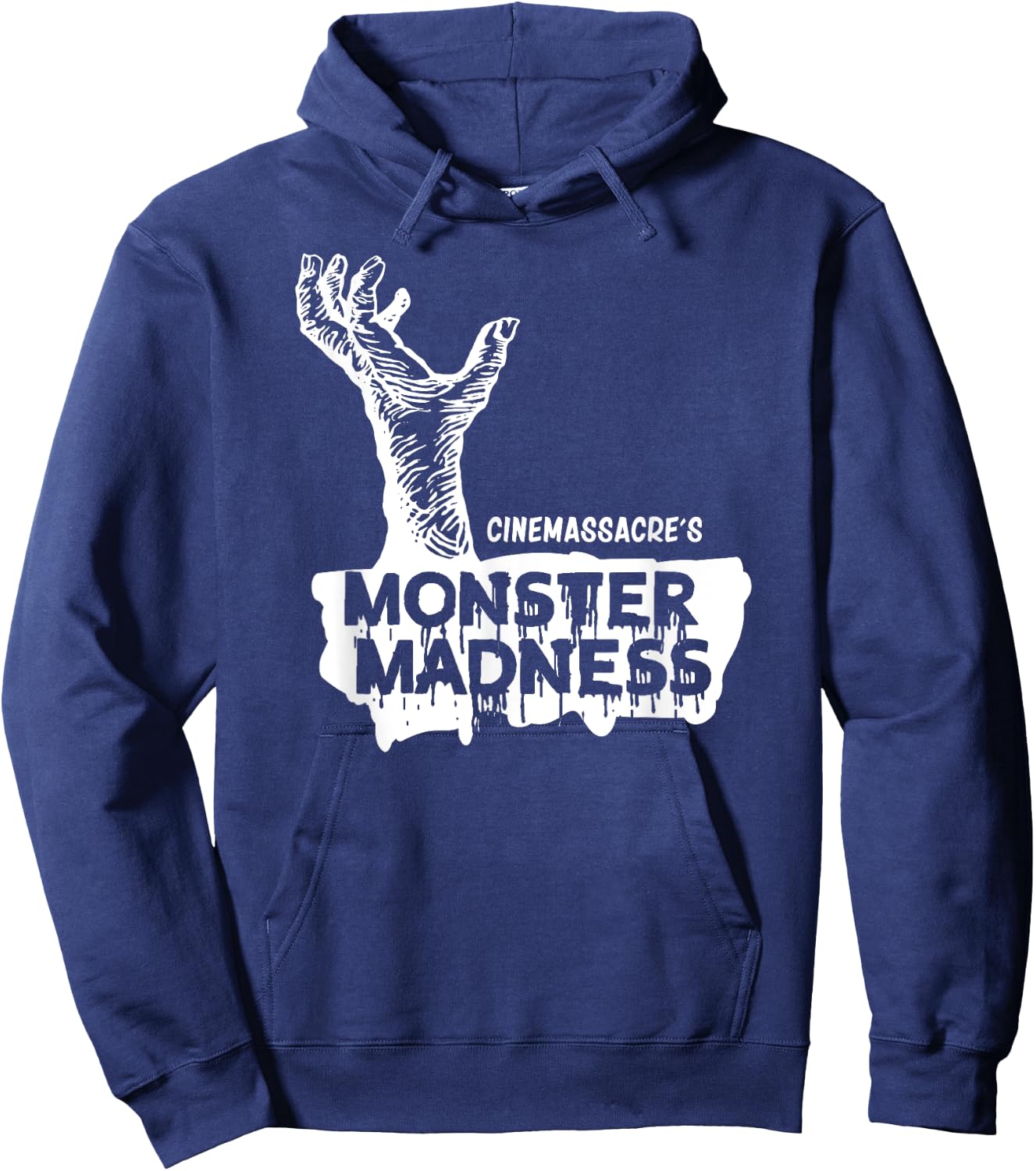 Cinemassacre Monster Madness Zombie Hand Hoodie - Hoodie | Navy