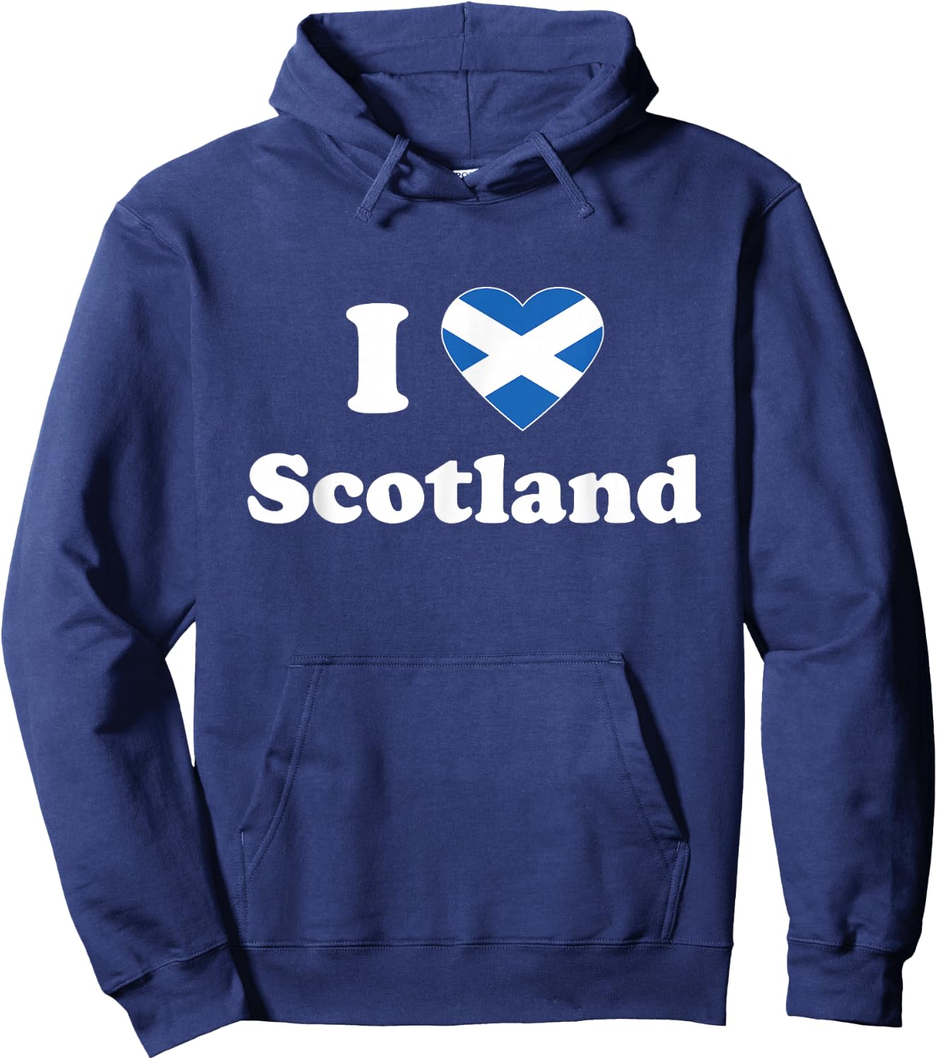 I Love Scotland I Heart Scotland Scottish Hoodie - Hoodie | Navy