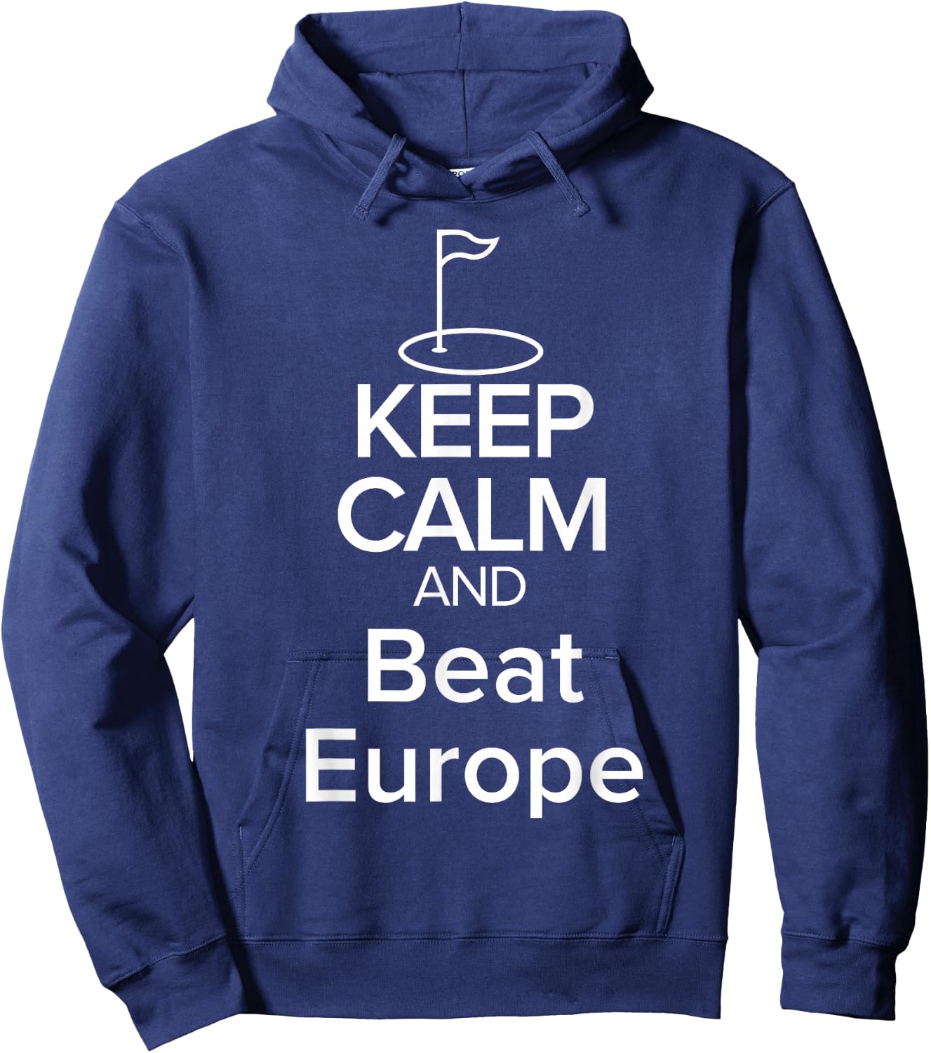 BEAT EUROPE GOLF CUP Funny Keep Calm Hoodie - Hoodie | Navy