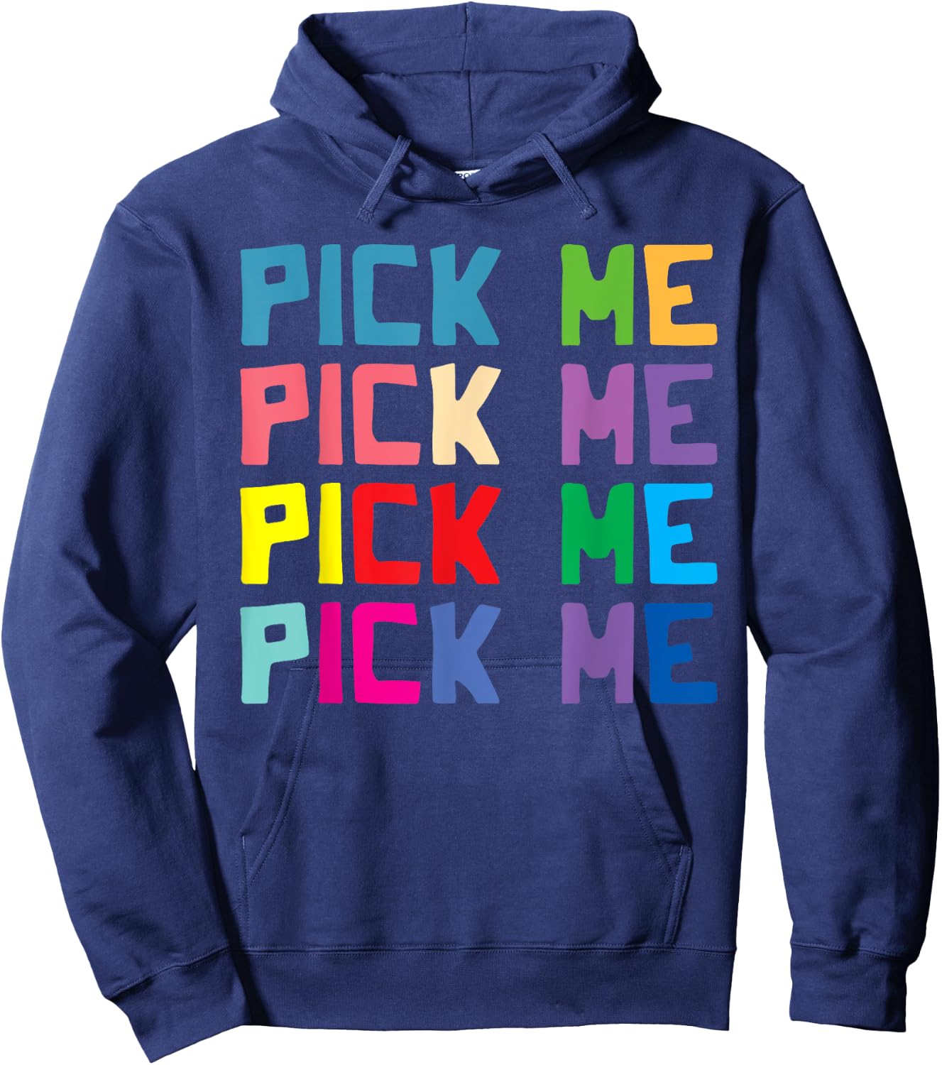 Come on down game show Pick Me Colorful Hoodie - Hoodie | Navy