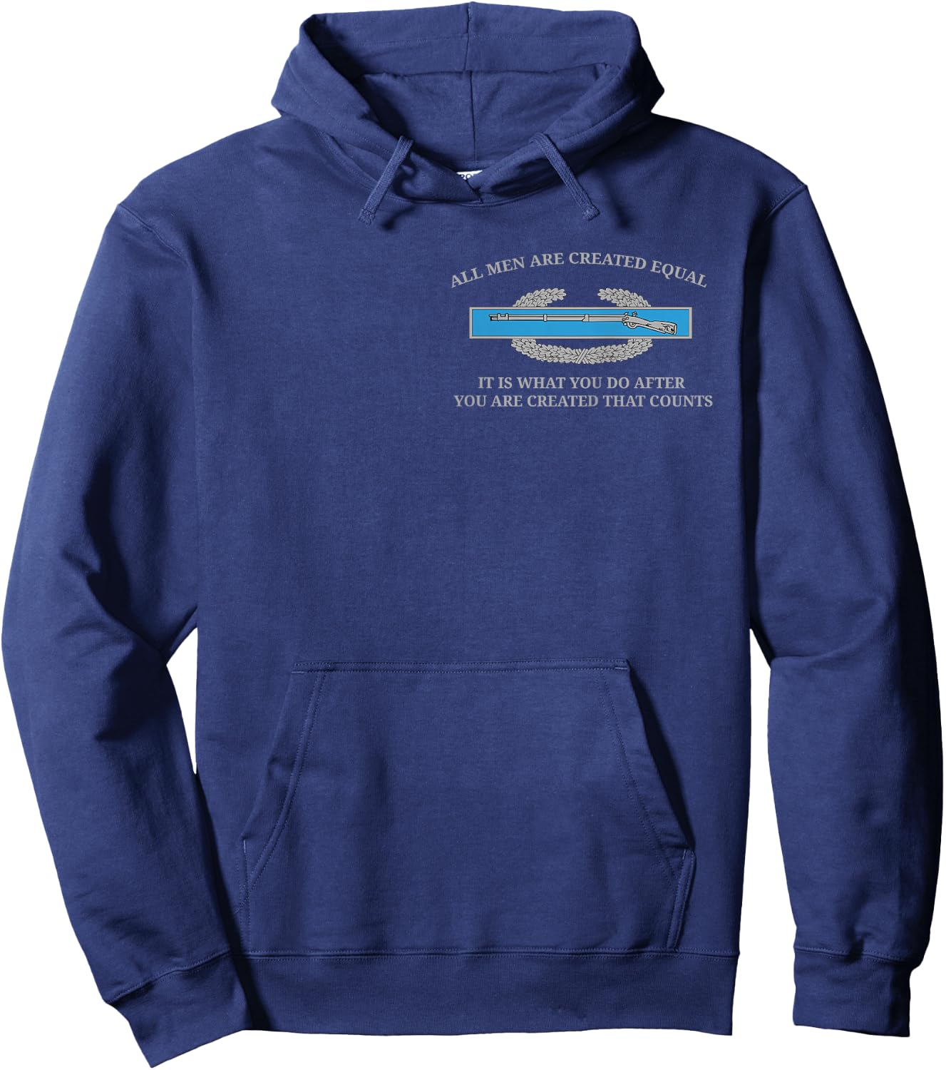 Combat Infantryman Badge (CIB) Shirt Hoodie - Hoodie | Navy