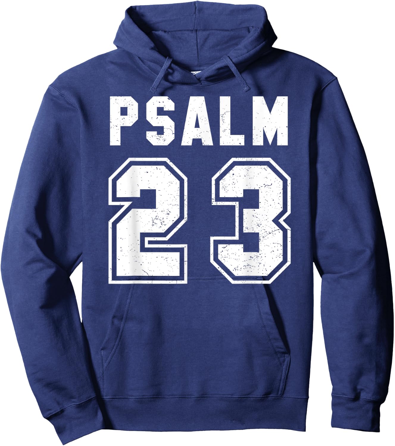Psalm 23 T Shirt Hoodie - Hoodie | Navy