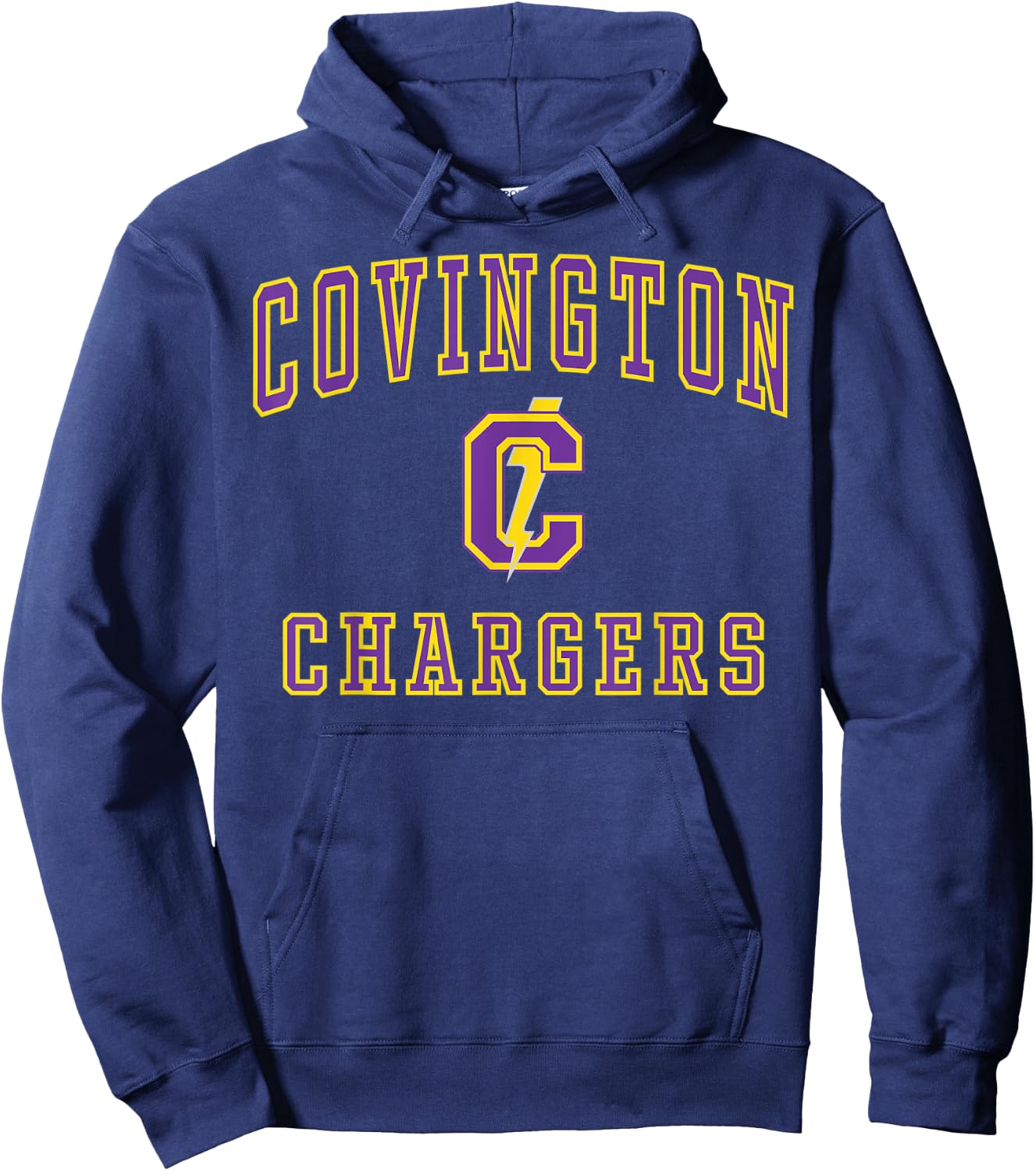 Covington High School Chargers C1 Hoodie - Hoodie | Navy