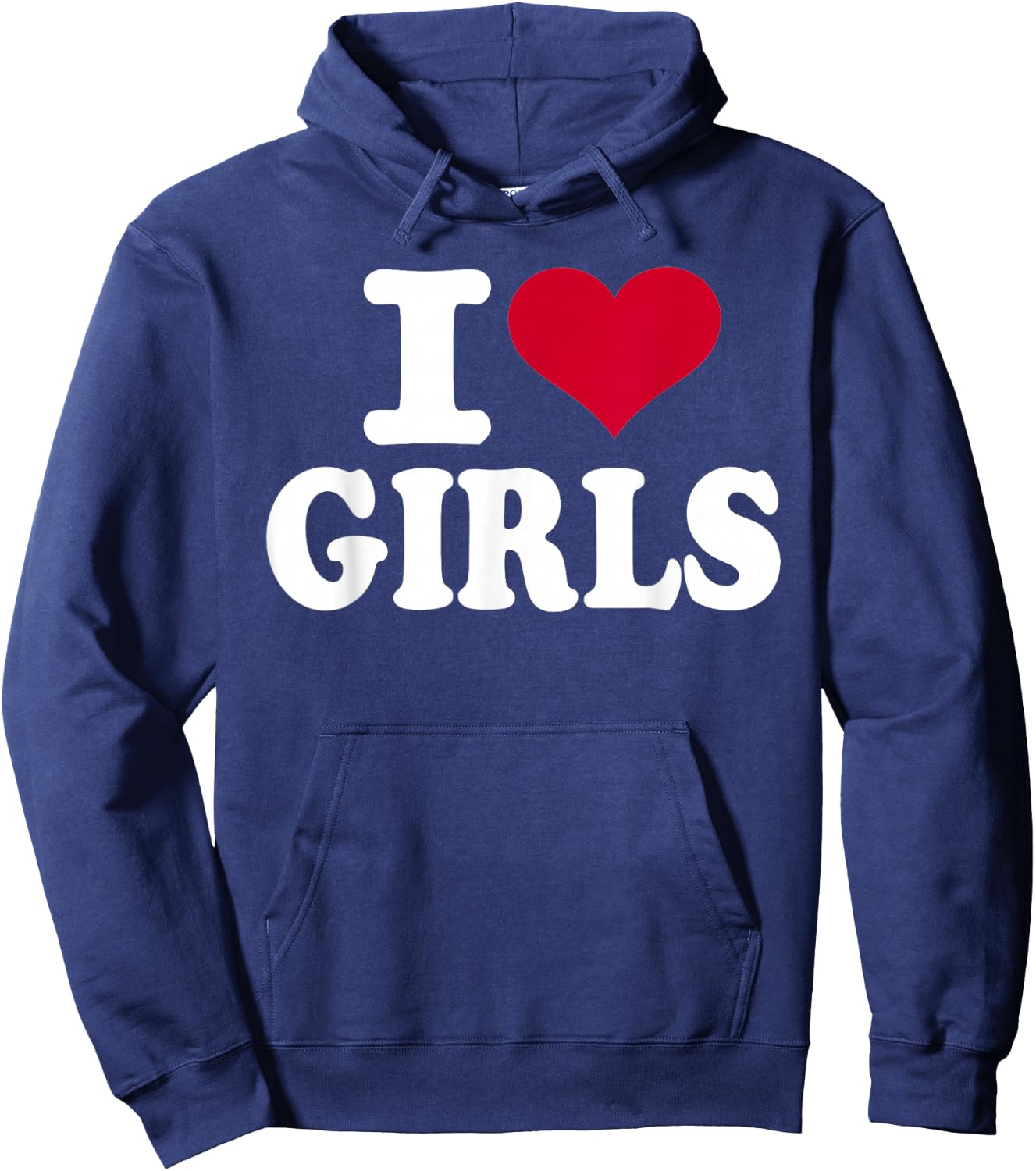I Love Girls Hoodie - Hoodie | Navy