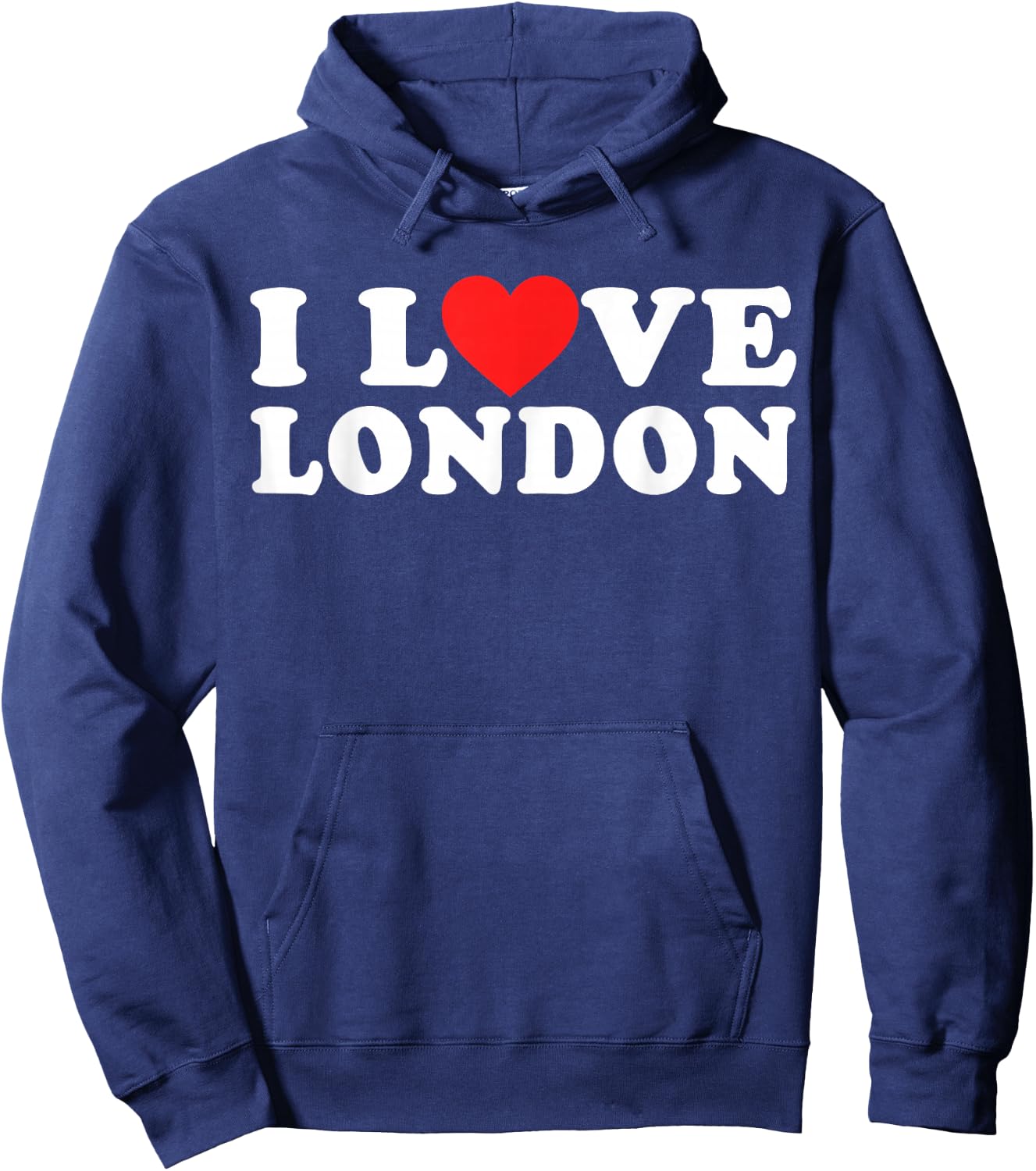 I Love London Hoodie - Hoodie | Navy