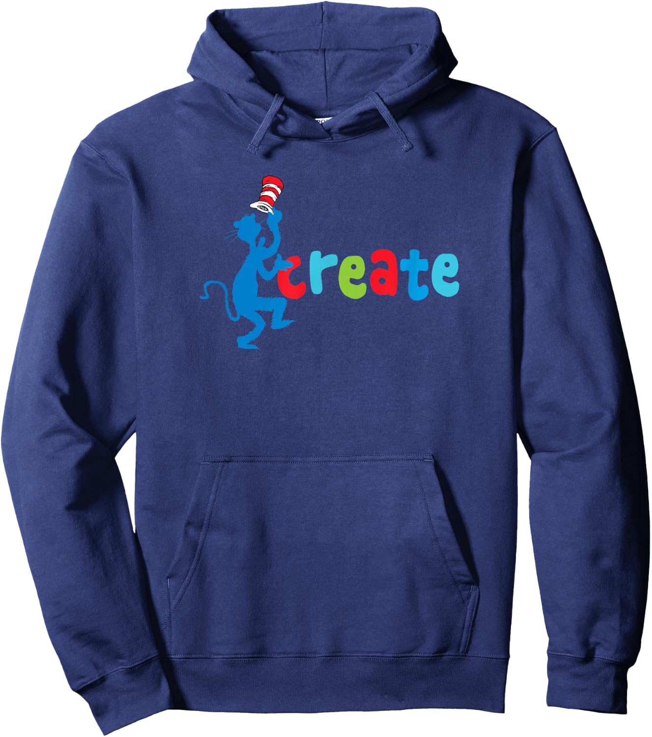 Dr. Seuss Create Like The Cat Hoodie - Hoodie | Navy