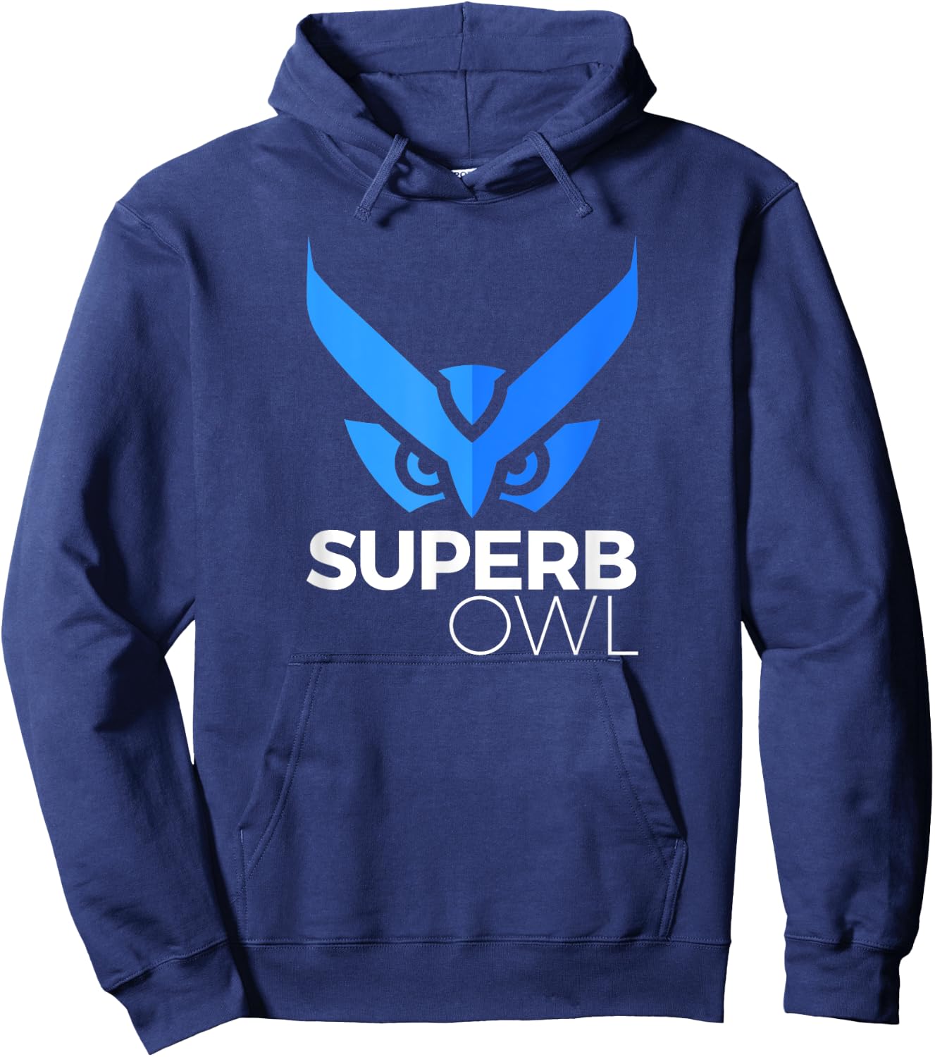 The Blue Superb Owl Logo Shirt - Owl Bird Shirt Hoodie - Hoodie | Navy