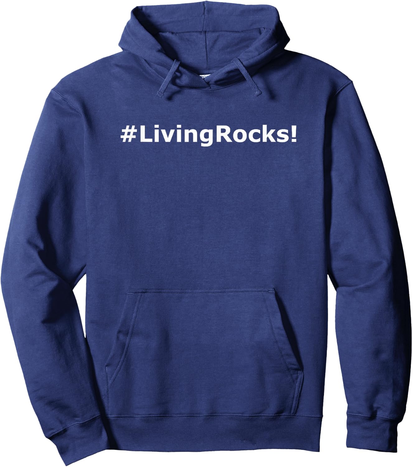 #LivingRocks! Hashtag LivingRocks Living Rocks Hoodie - Hoodie | Navy