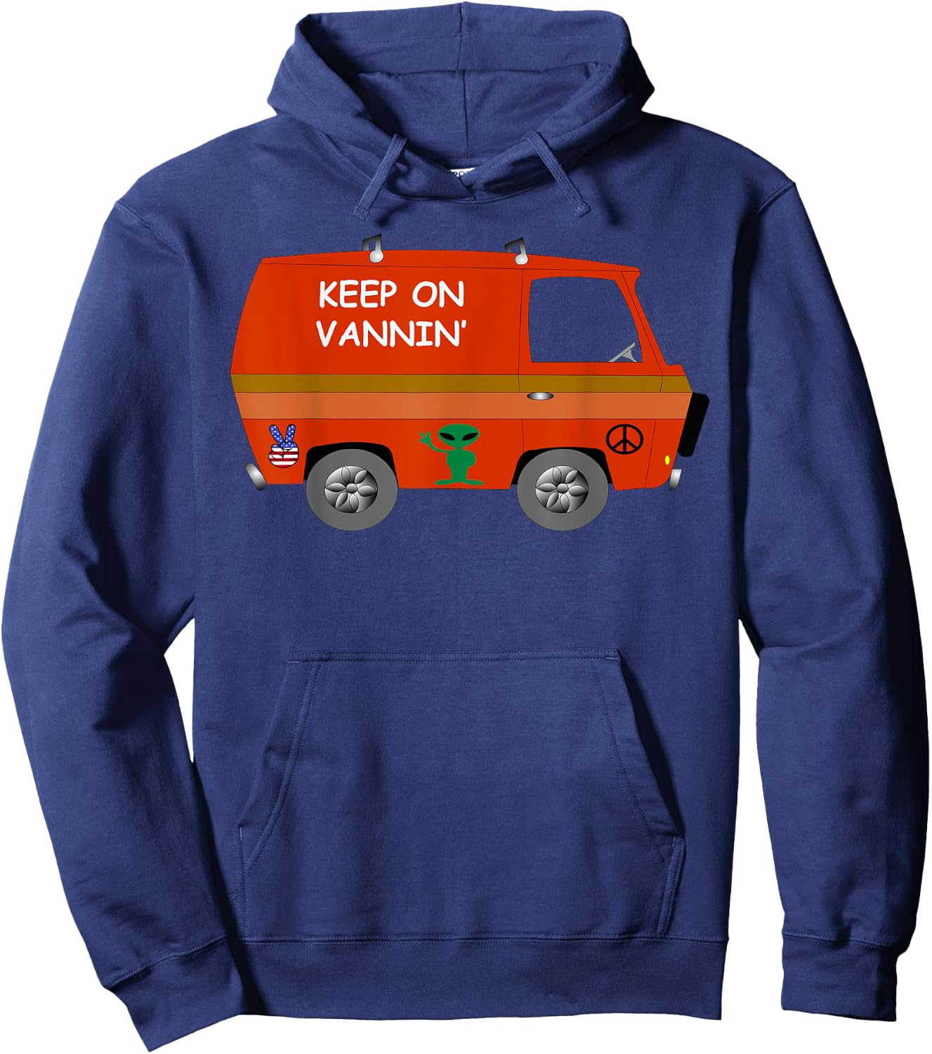 Keep on Vannin' Hoodie - Hoodie | Navy