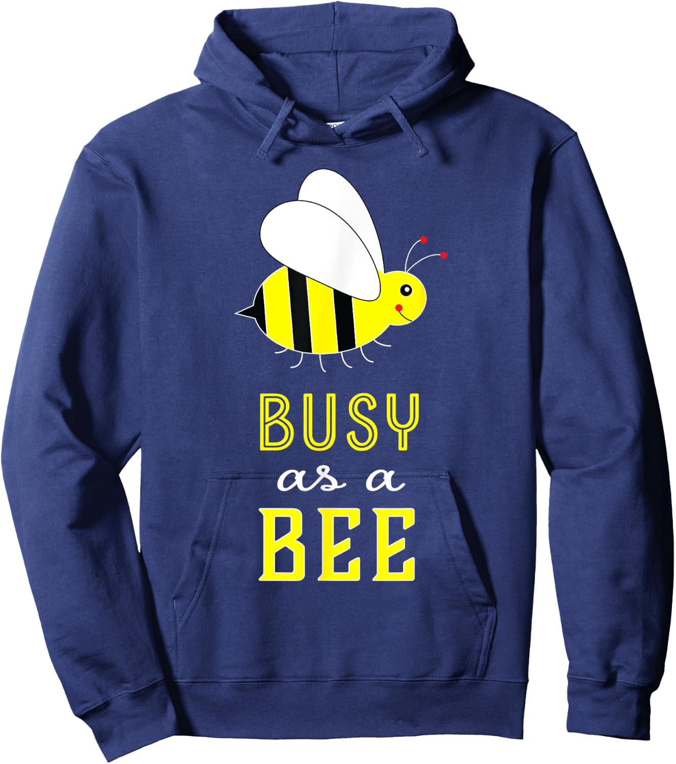 Busy as a Bee Cute Hoodie - Hoodie | Navy