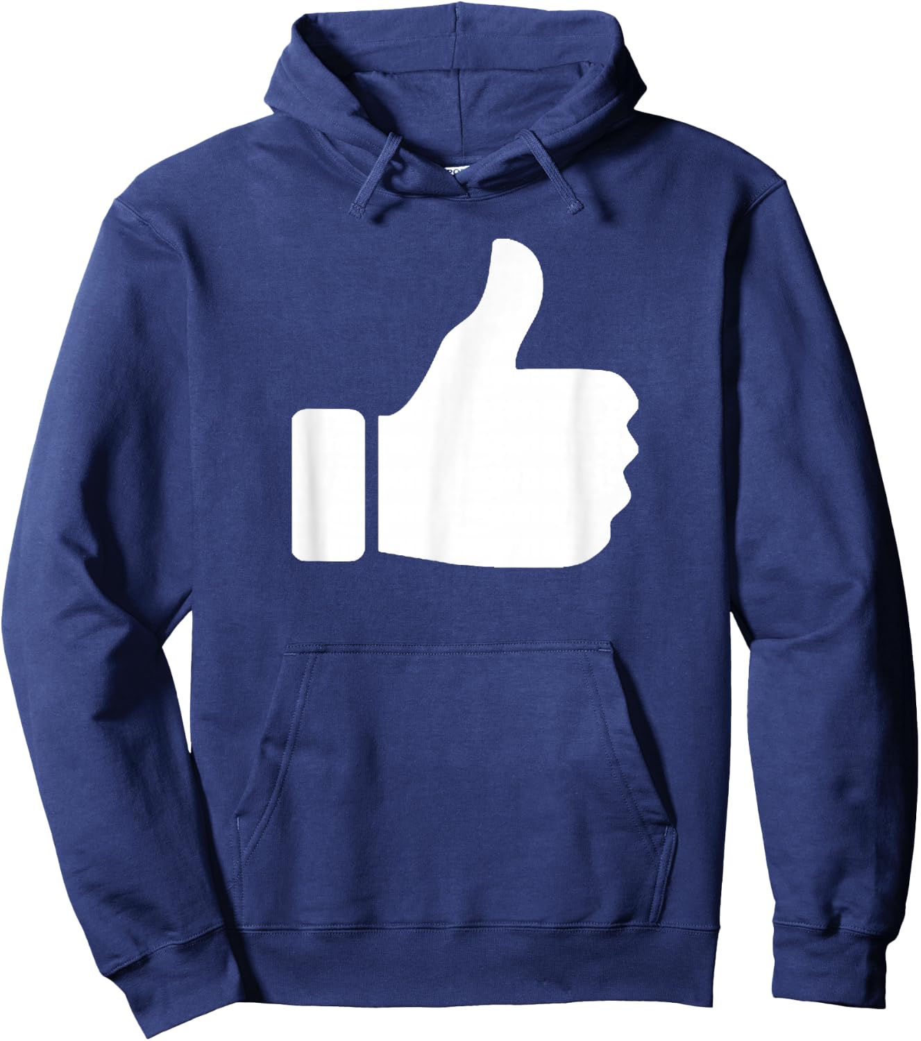 Thumbs Up Funny Shirt Hoodie - Hoodie | Navy