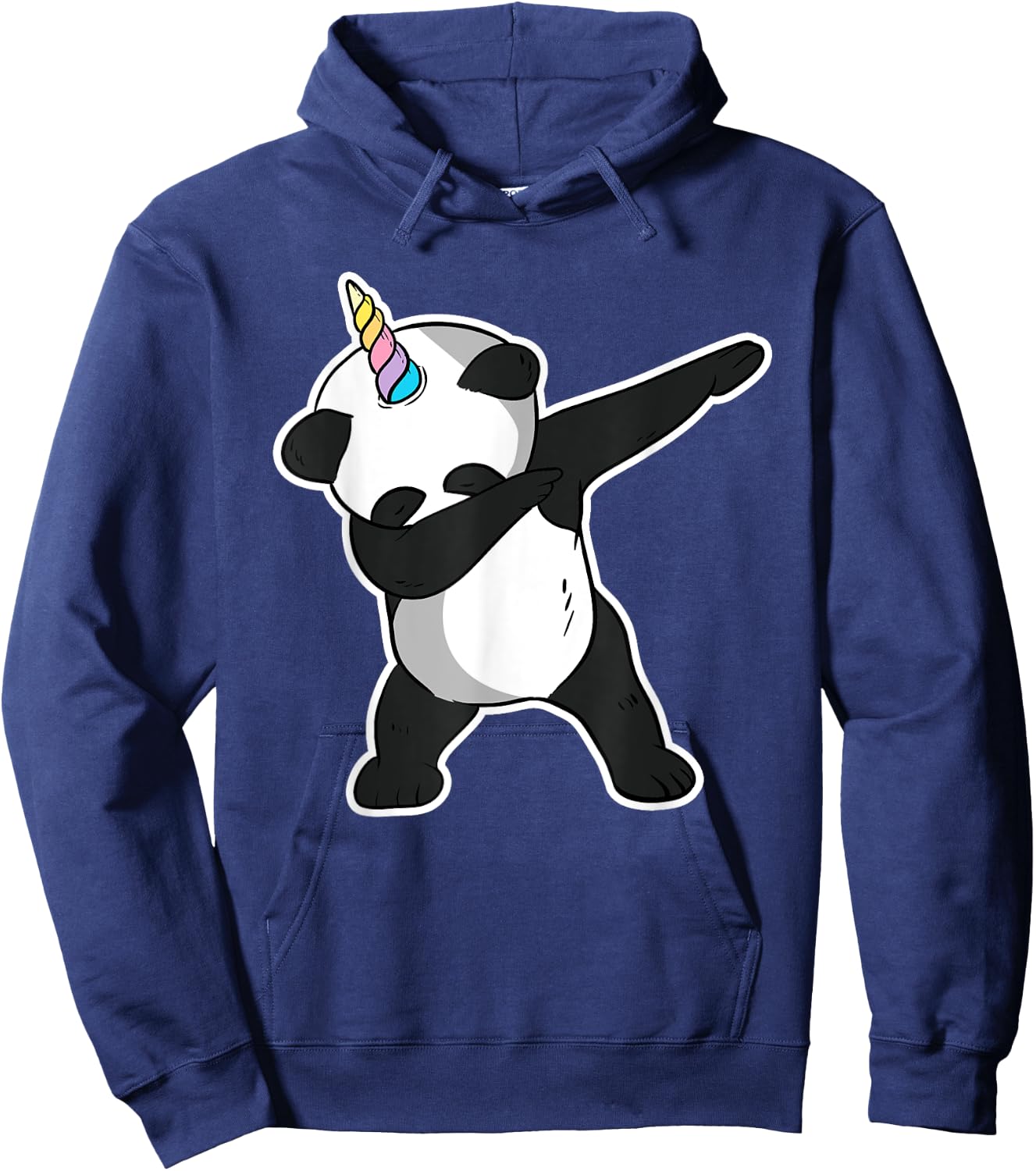 Funny Dabbing Pandacorn Shirt Hoodie - Hoodie | Navy