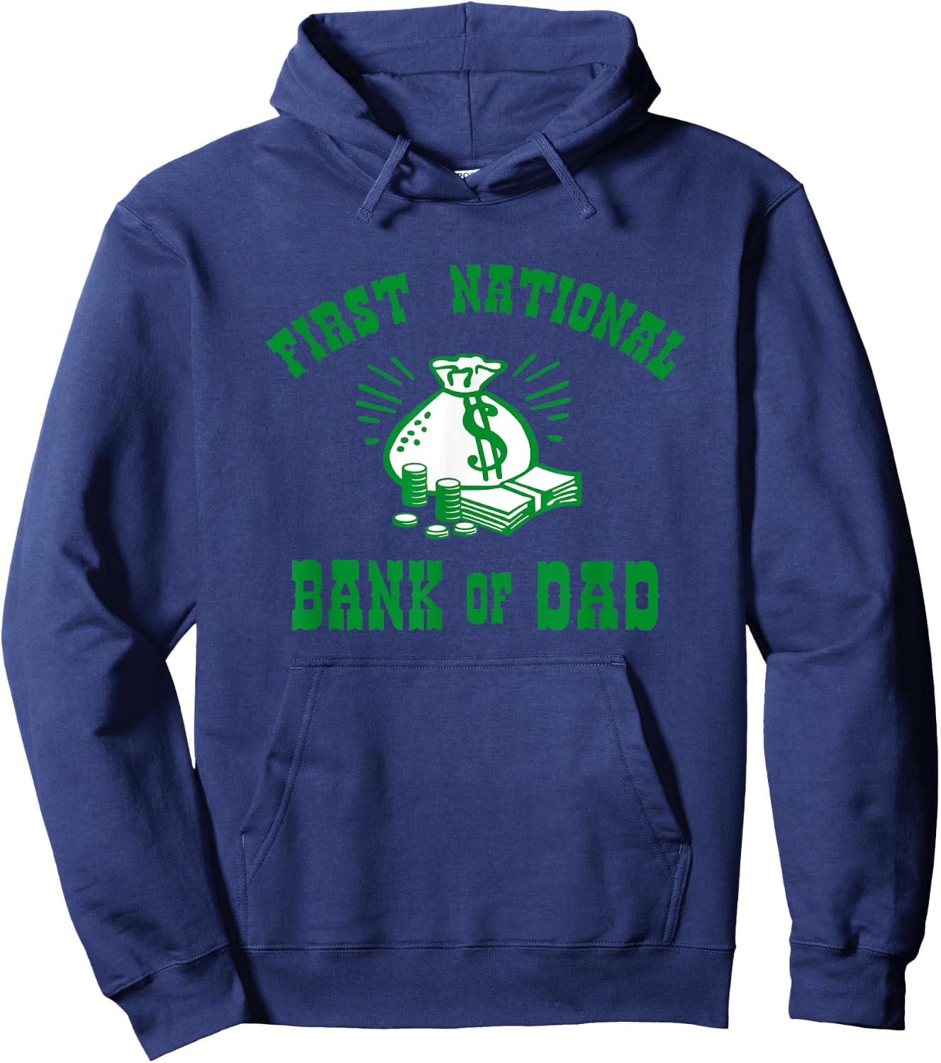 First National Bank of Dad Hoodie - Hoodie | Navy