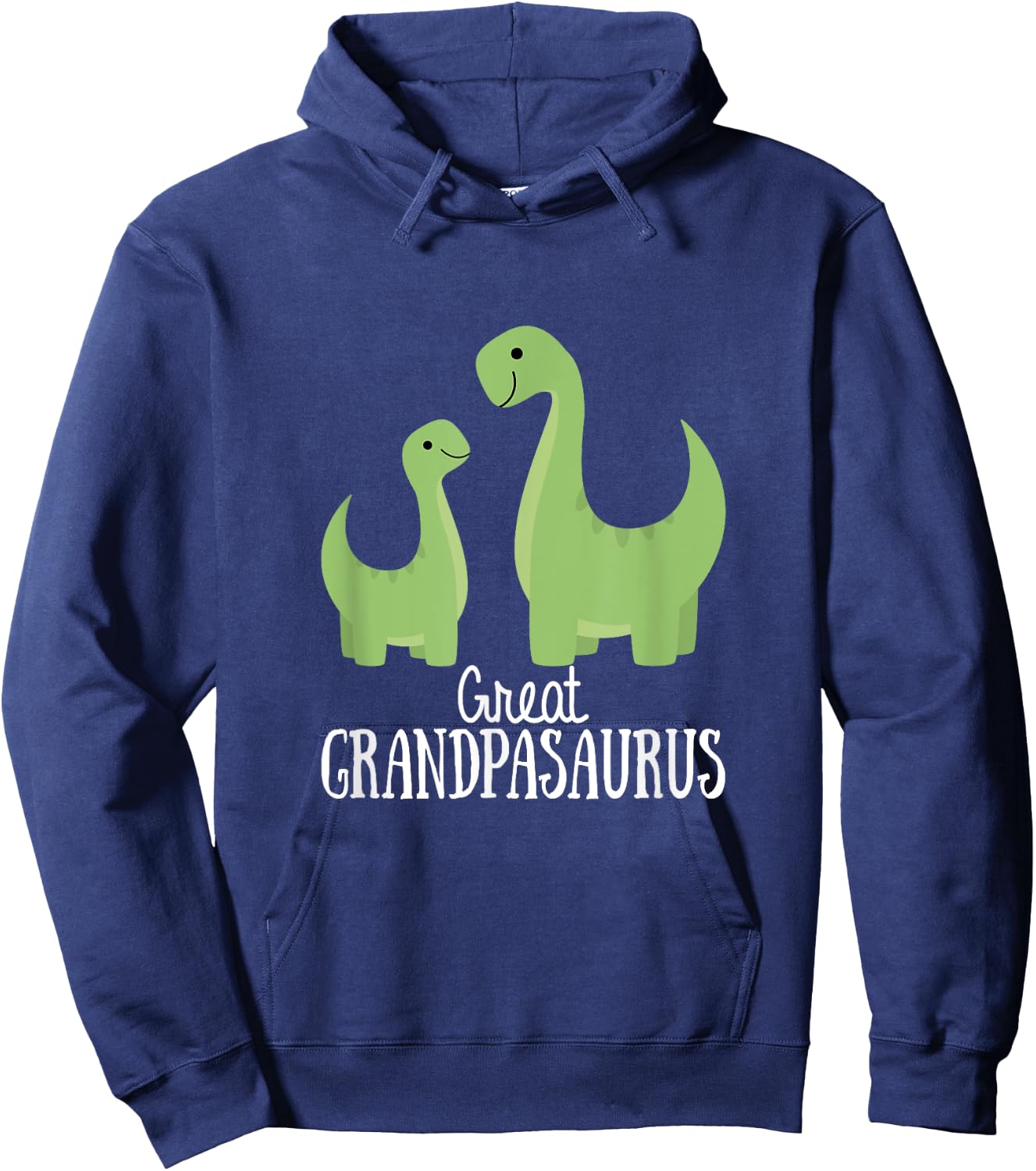 Great Grandpasaurus Grandpa Saurus Dinosaur Hoodie - Hoodie | Navy