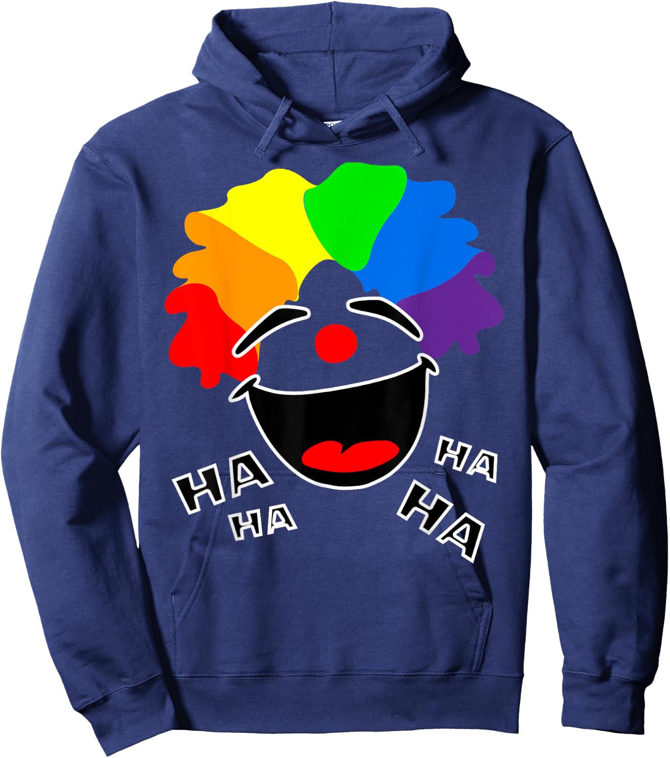 Happy Clown Laughing Smiling Hoodie - Hoodie | Navy