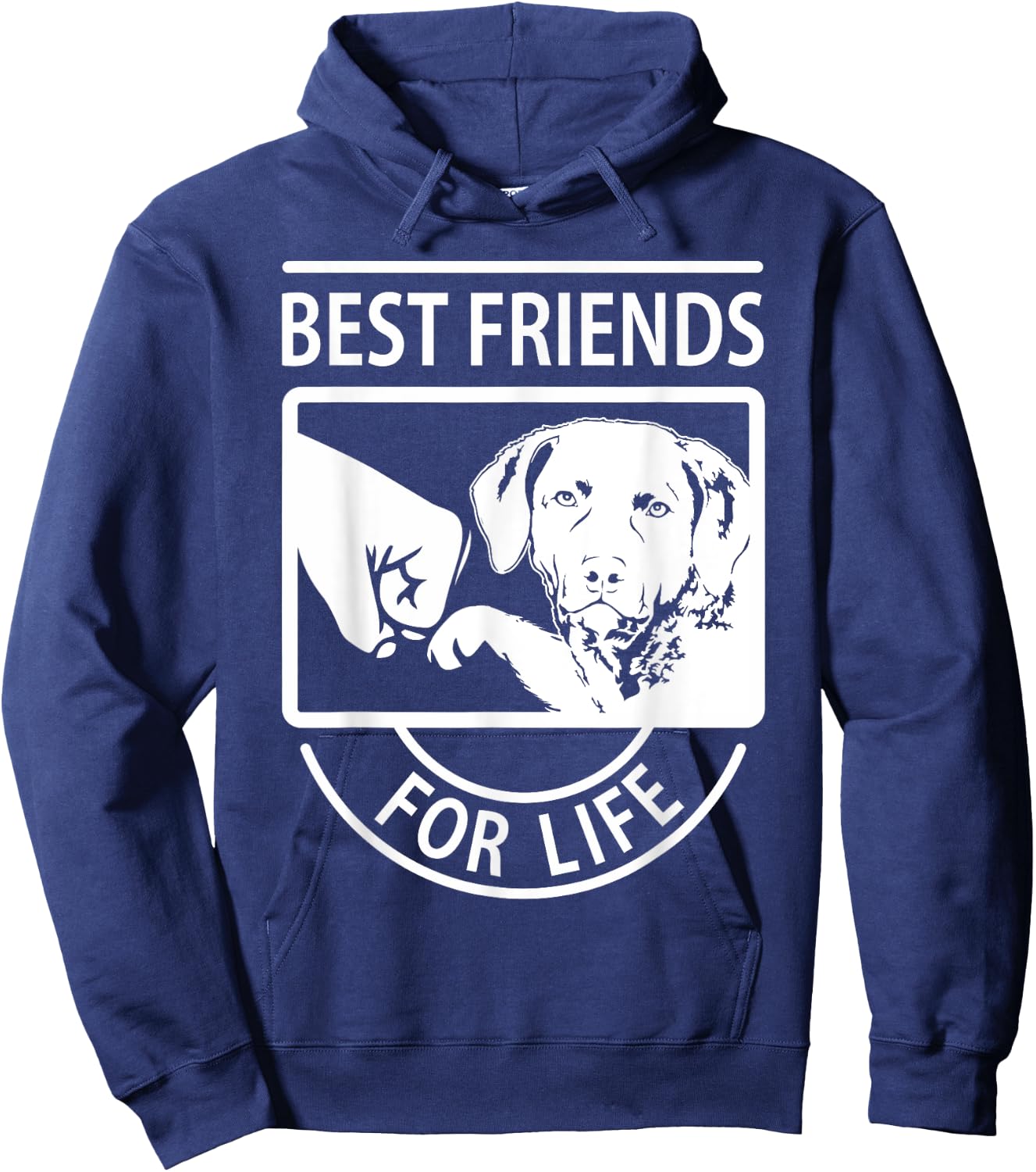 Chesapeake Bay Retriever Best Friend For Life Hoodie - Hoodie | Navy