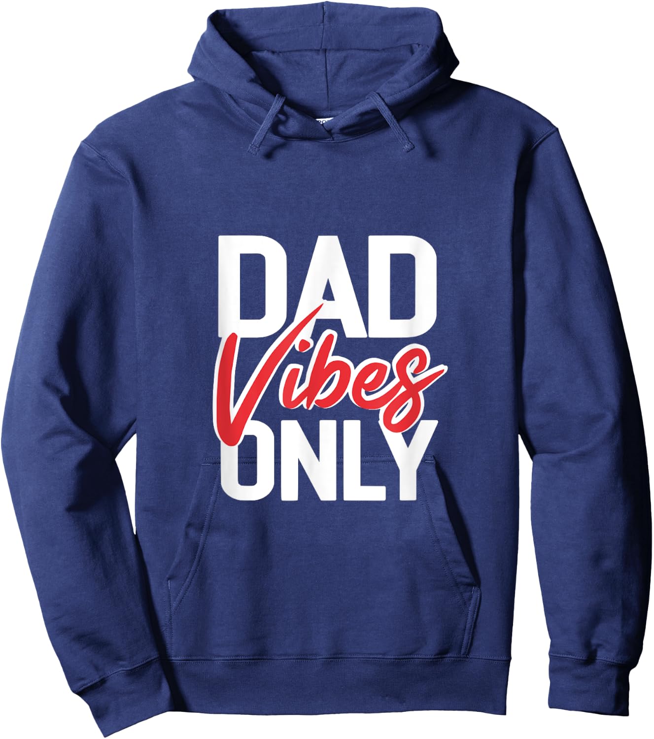 Dad Vibes Only - Funny Cool Dad Jokes Gift Hoodie - Hoodie | Navy