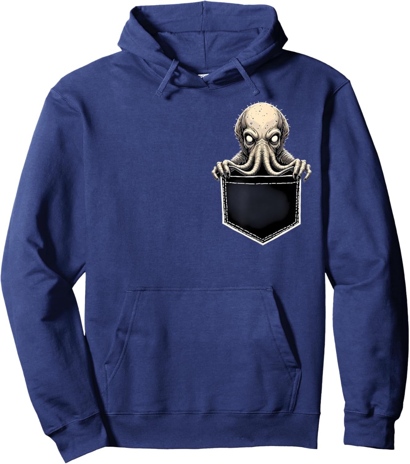 Cthulhu In The Pocket Halloween Hoodie - Hoodie | Navy