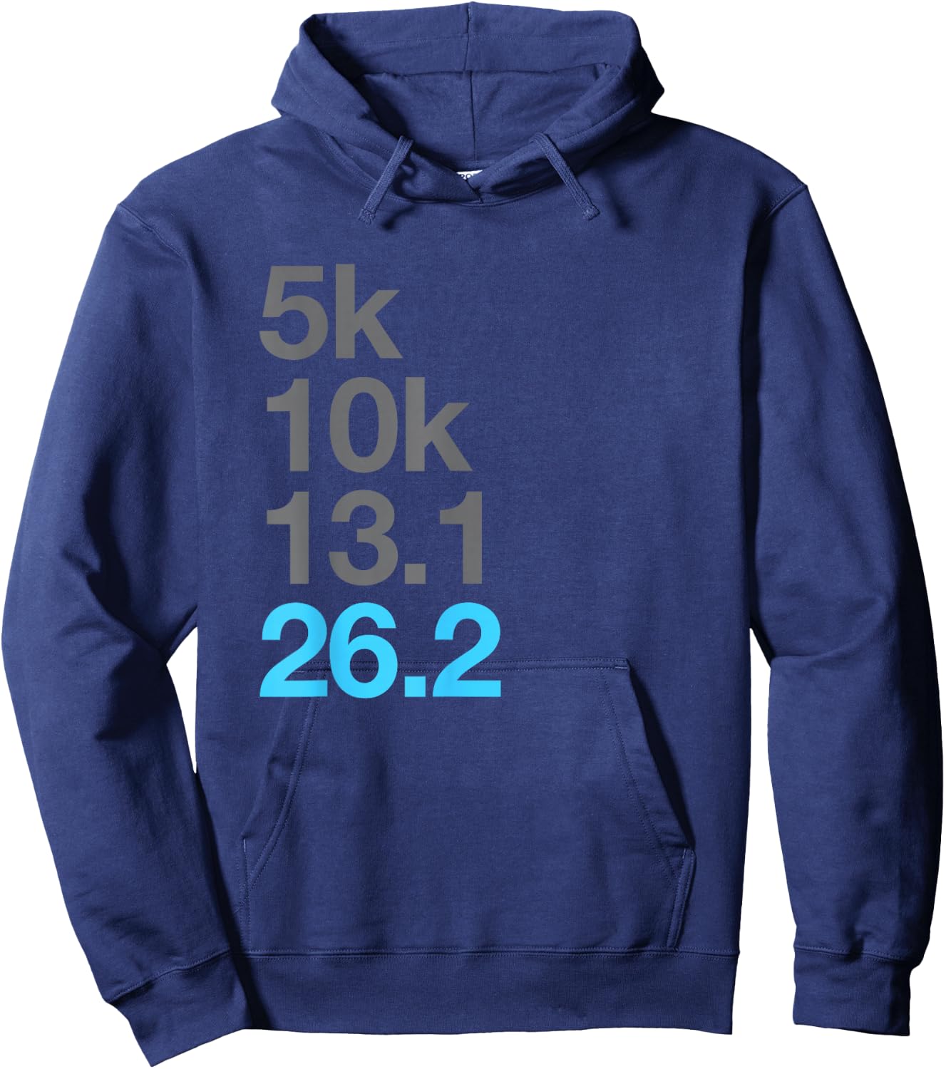 5k 10k 13.1 26.2 Marathon Running Marathoner Hoodie - Hoodie | Navy