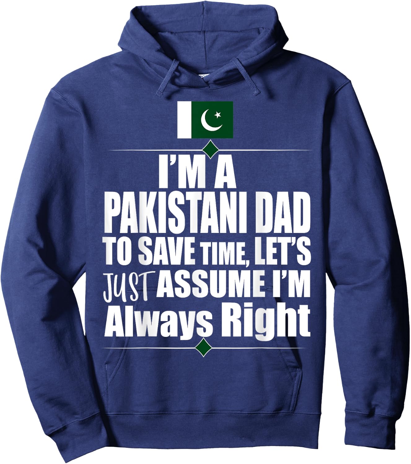Storecastle: I'm A Pakistani Dad Father's Gift Hoodie - Hoodie | Navy