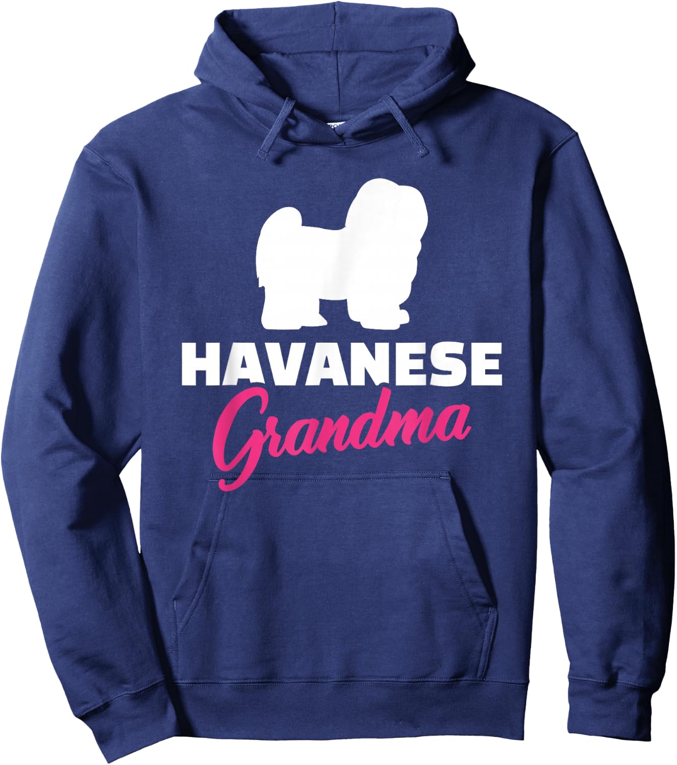 Havanese Grandma Hoodie - Hoodie | Navy