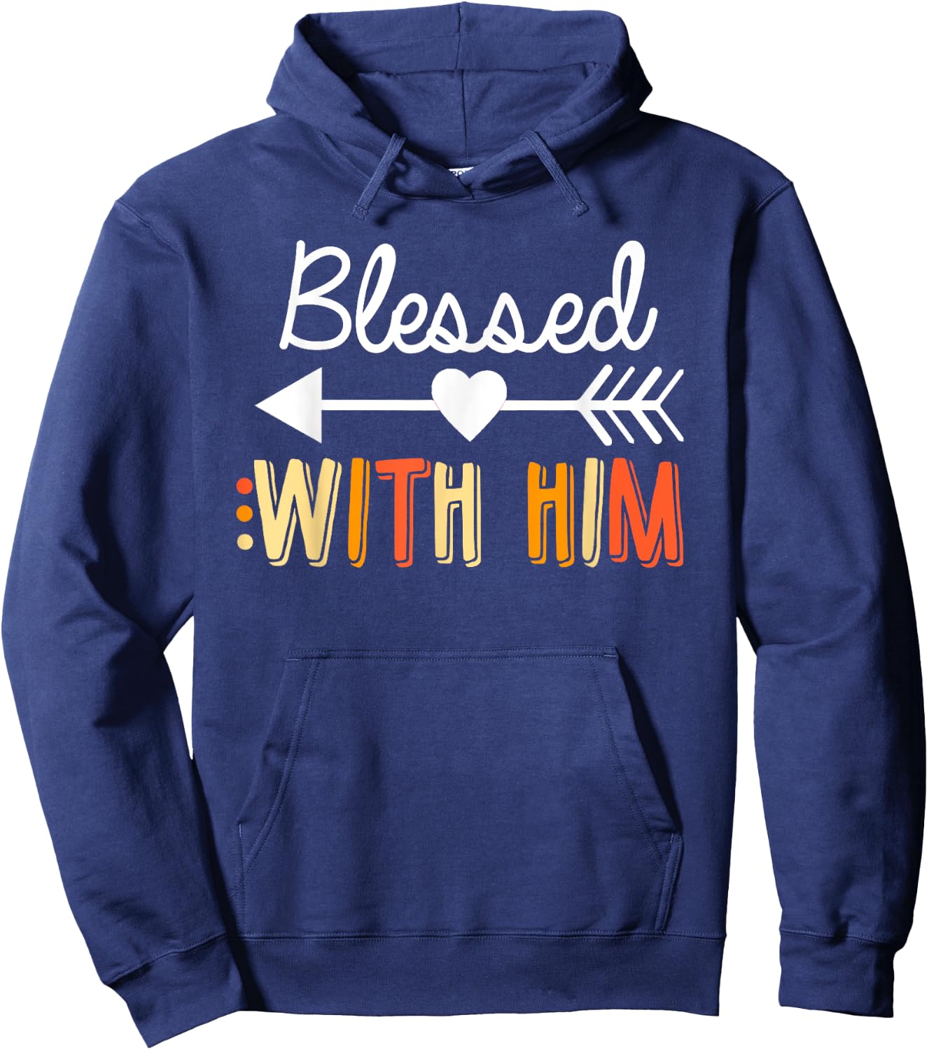 Matching Thanksgiving Couples Pair Funny Outfit Hoodie - Hoodie | Navy