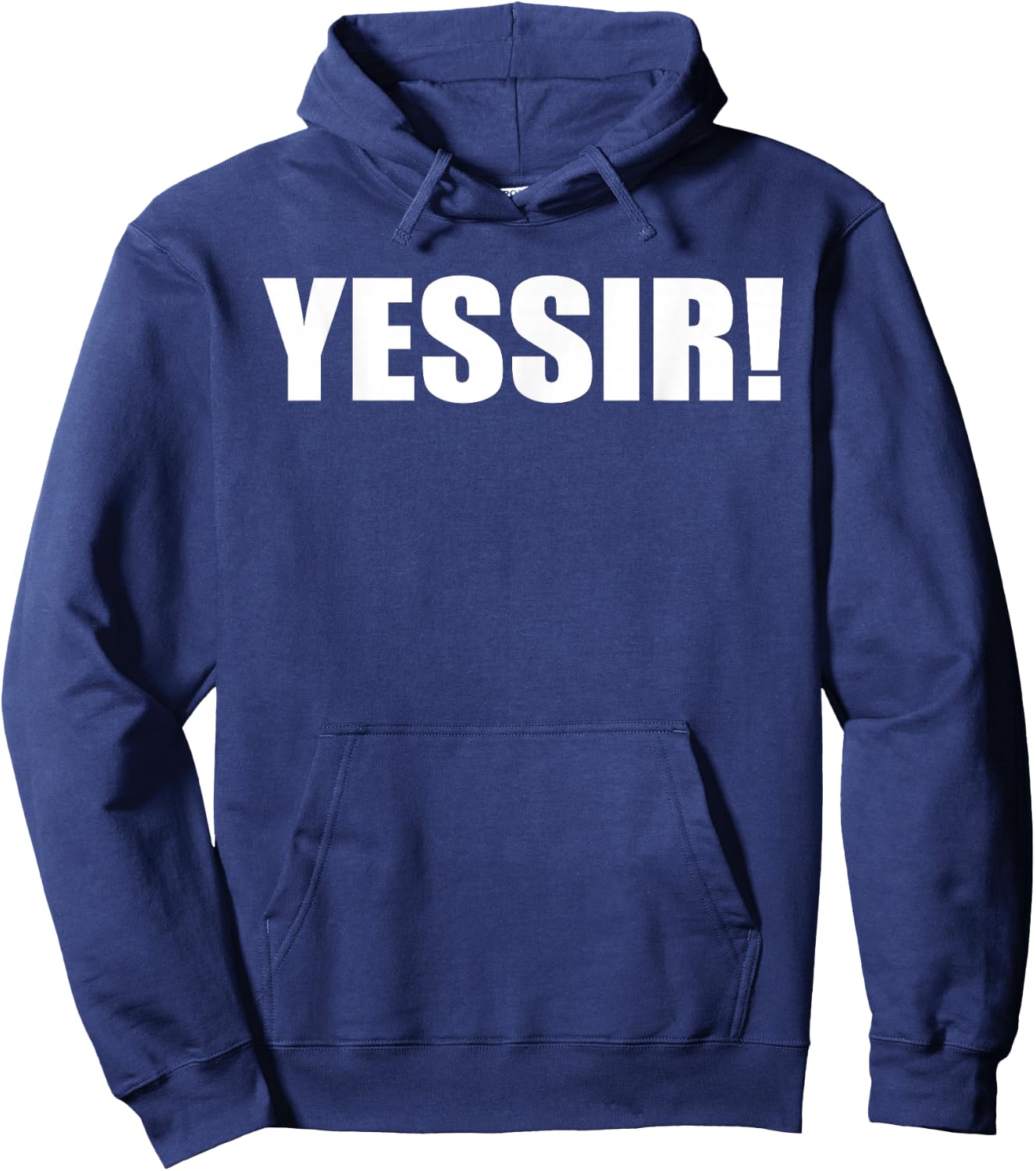 Yessir Slang Yes Sir Hoodie - Hoodie | Navy